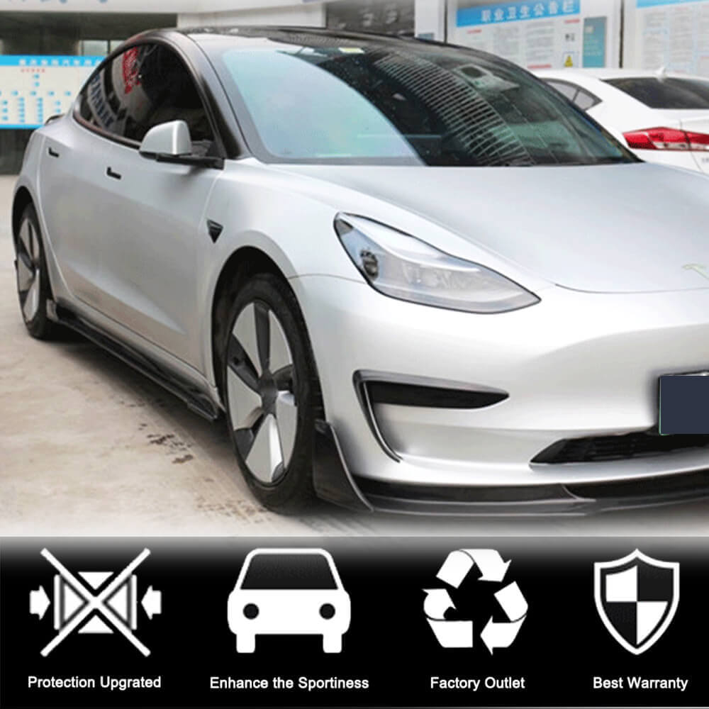 Накладки на пороги V2 (2017-2023, Карбон) 4