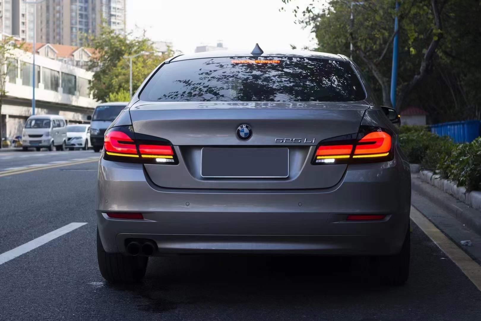 Задні ліхтарі стиль рестайлінг G30 2020+ для BMW 5 series F10 2010-2016, комплект 4шт. 3