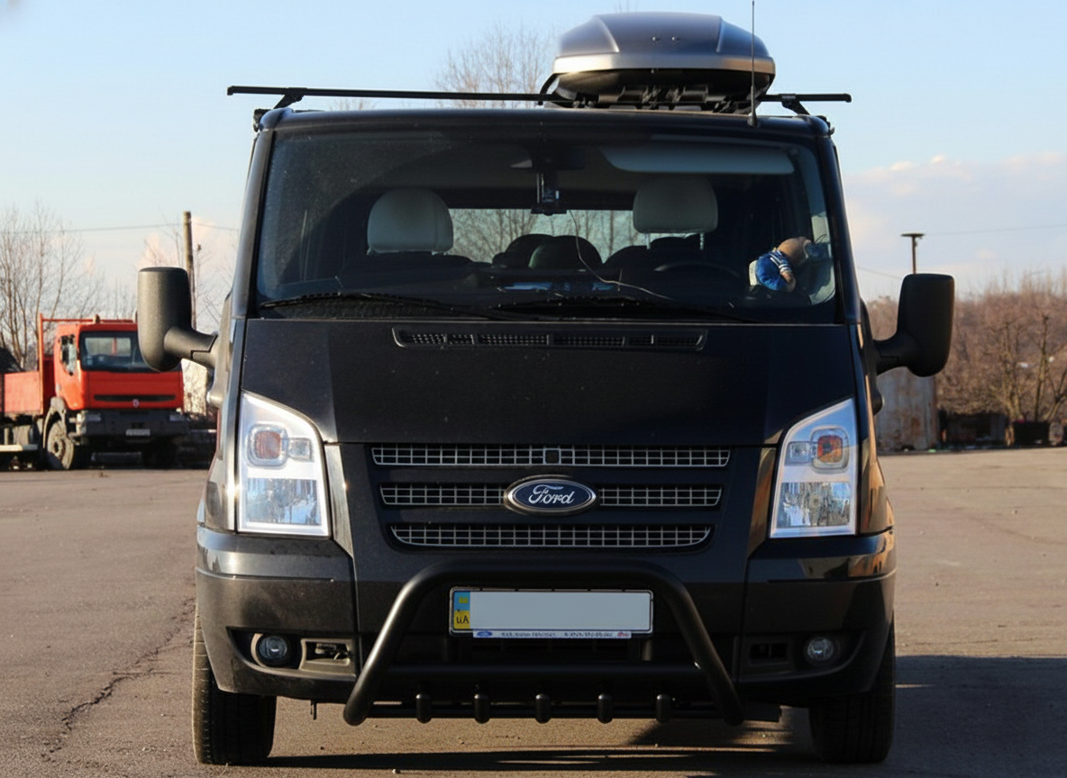 Кенгурятник WT003 Black (2006-2014, нерж.) 3