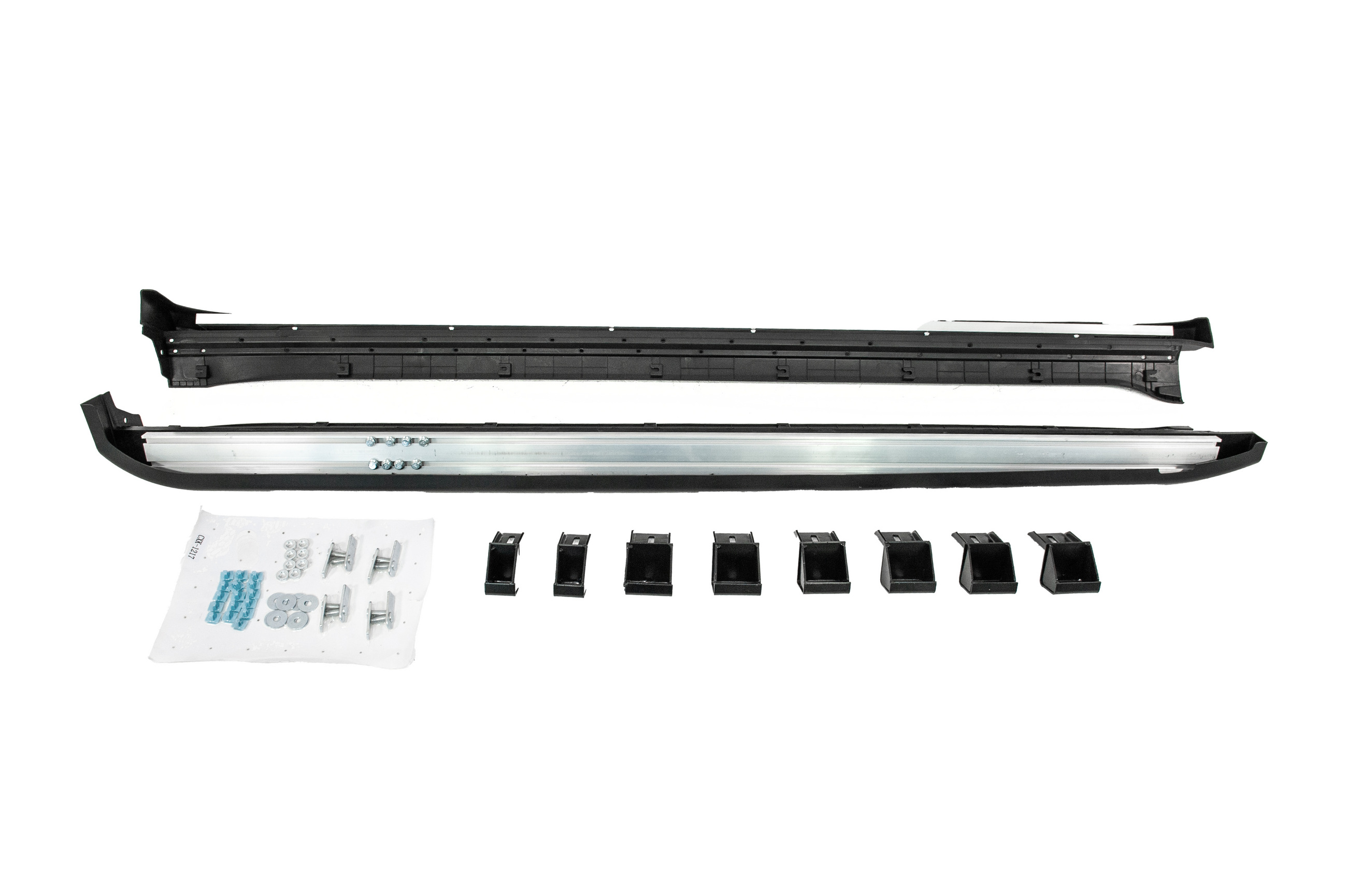 Бокові пороги OEM V2 (2 шт, алюміній + пластик) 4