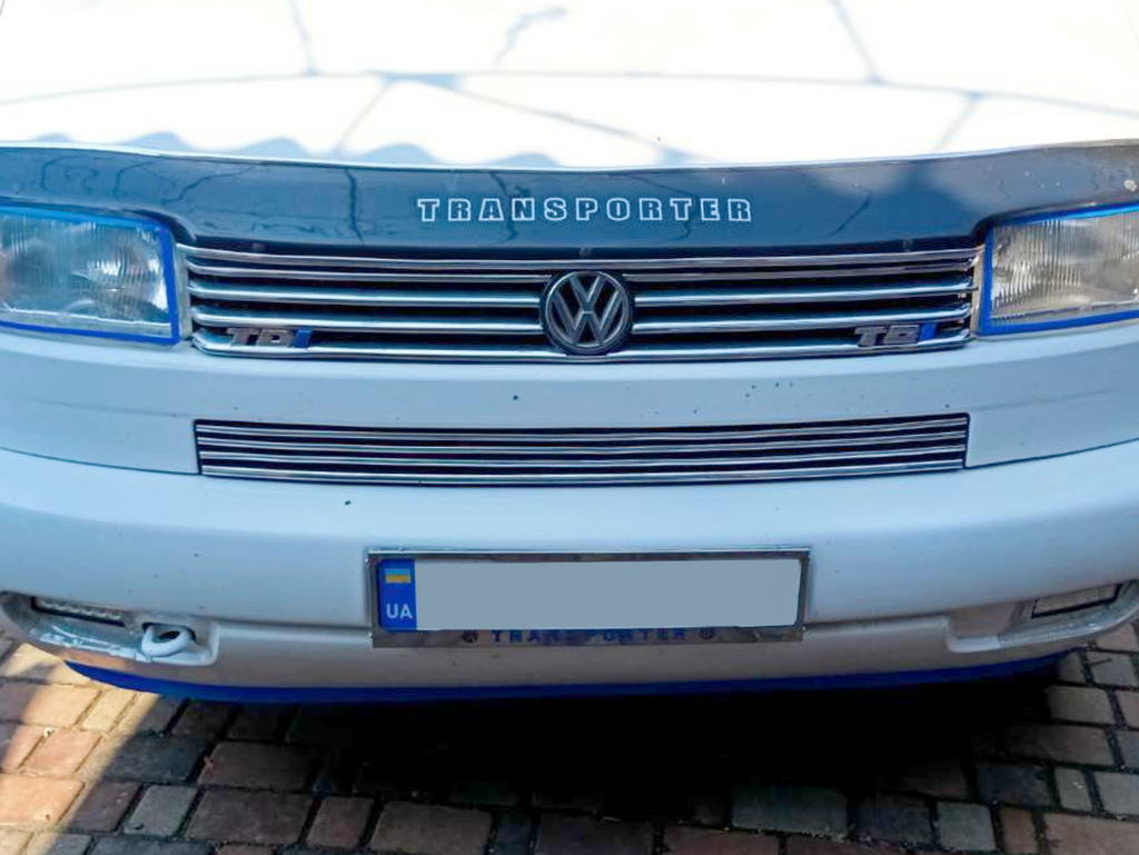 Напис в решітку Tdi Під оригінал, І - синя 4
