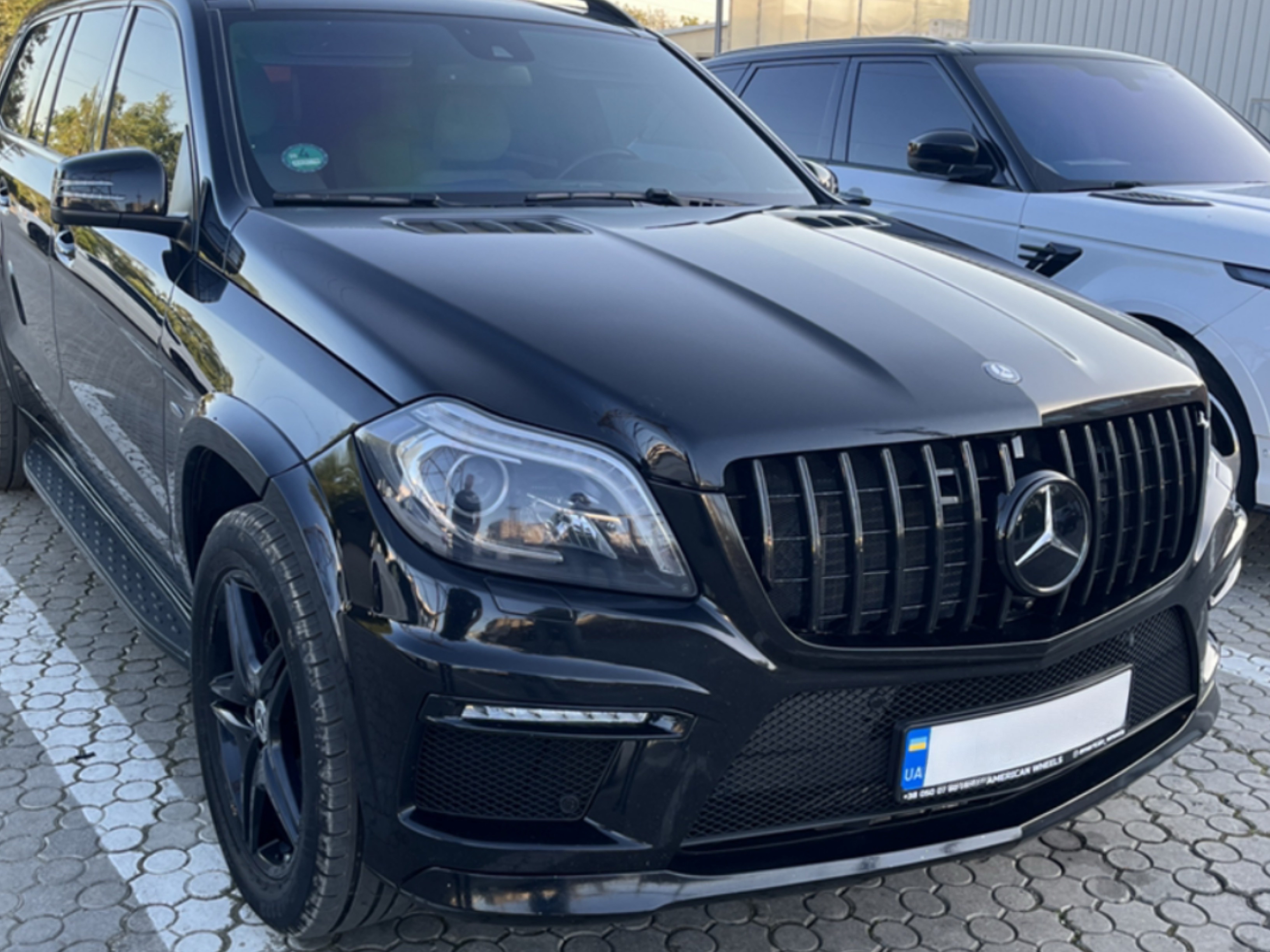 Решітка радіатора GT BLACK Mercedes-Benz GL class X166 2012-2015 ДЛЯ AMG 6