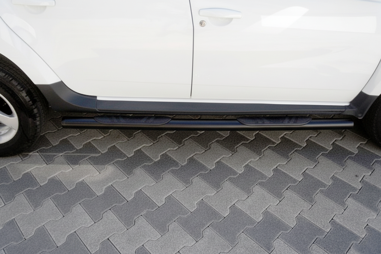 Бічні труби BB002 Black (2 шт., нерж.)