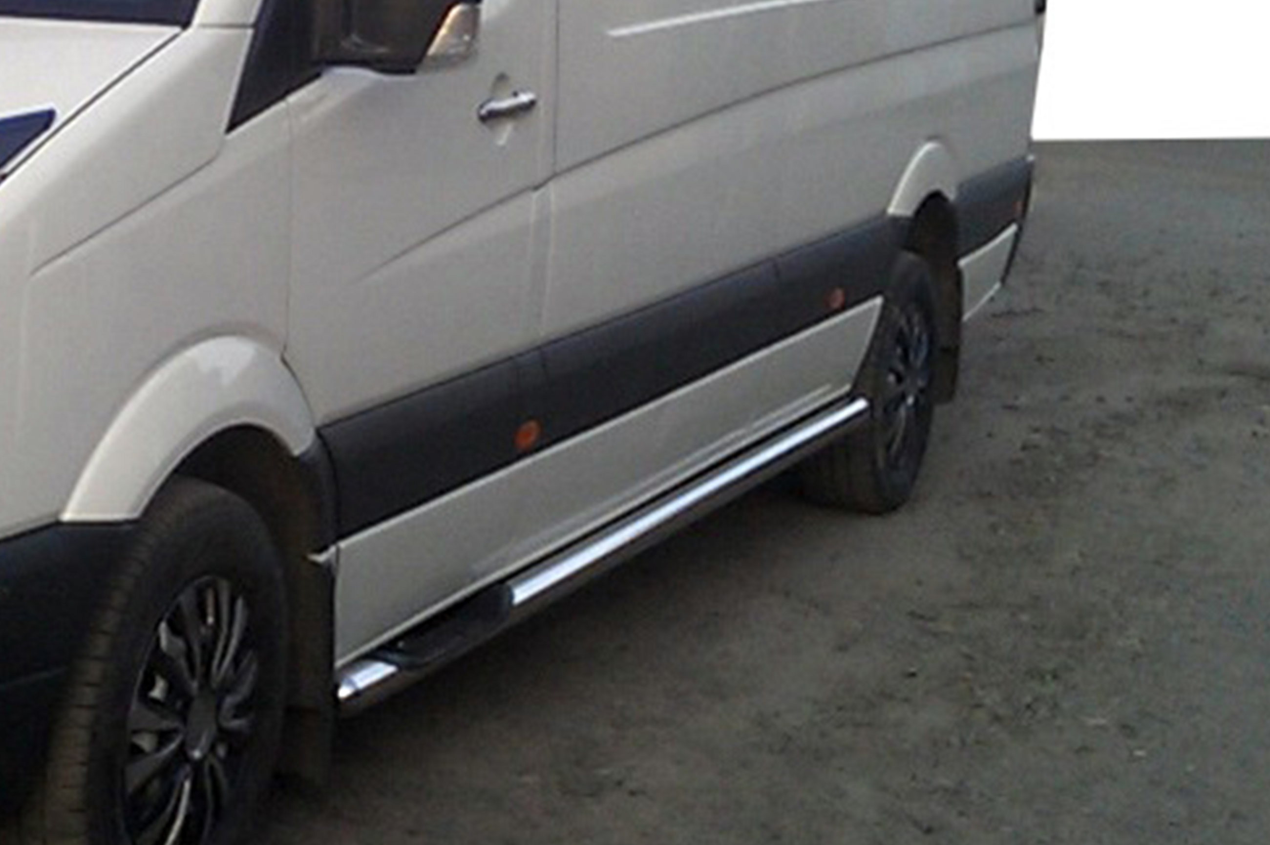 Бічні труби (2 шт., нерж.) d60, коротка база 4