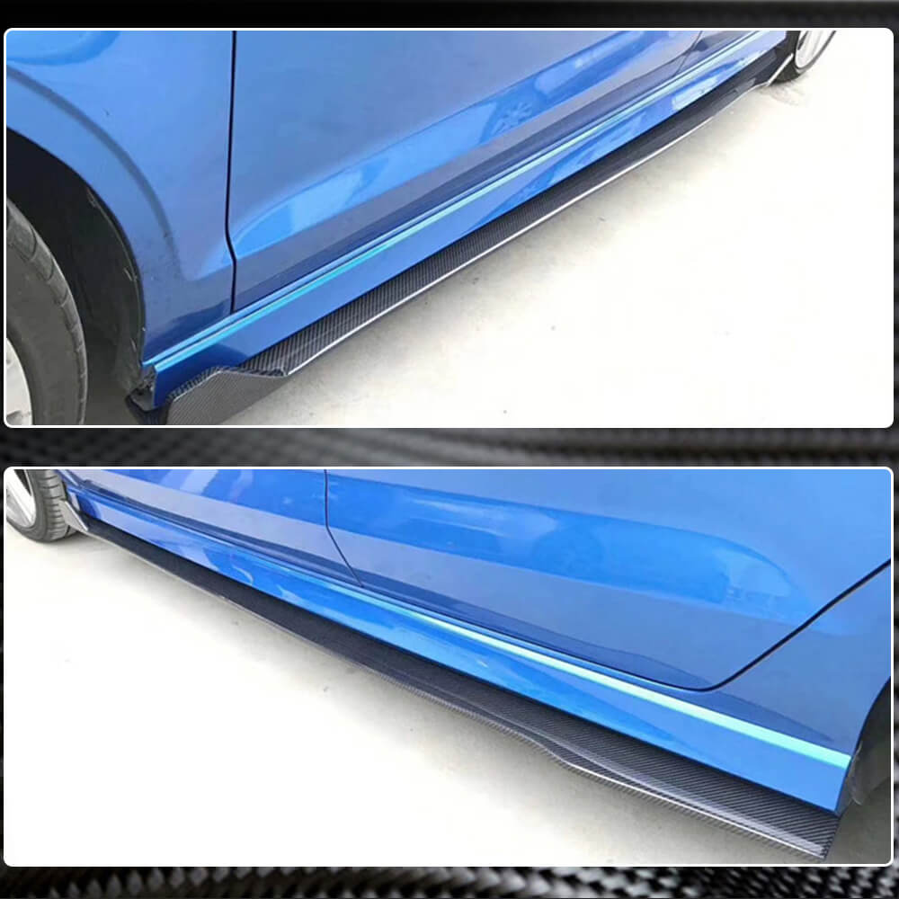 Бокові пороги (для RS3 Sedan 2017-2019, Карбон) 4