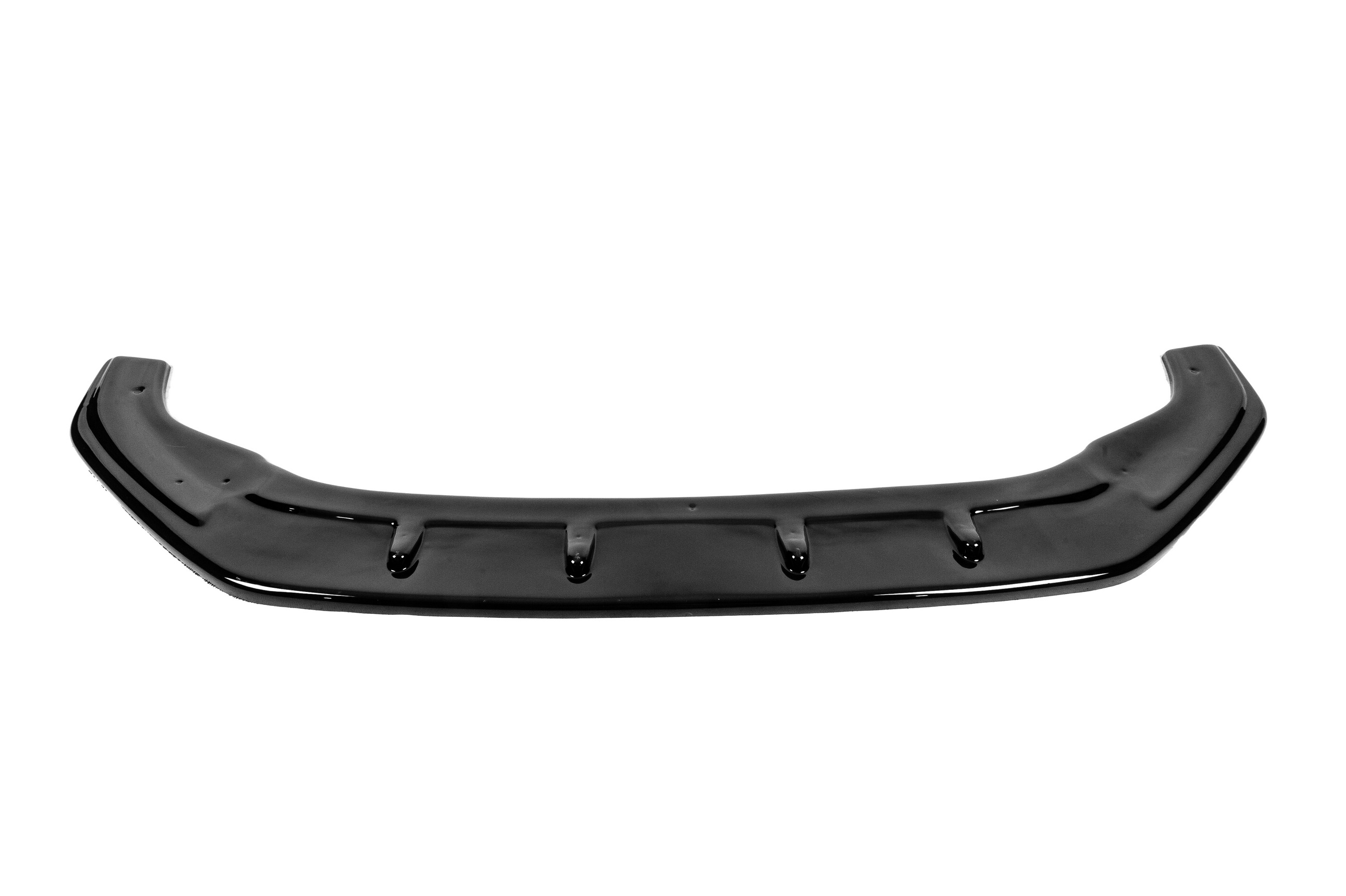 Передня Lip накладка V-1 (для GTI, 2017-2019, чорний глянець) 2