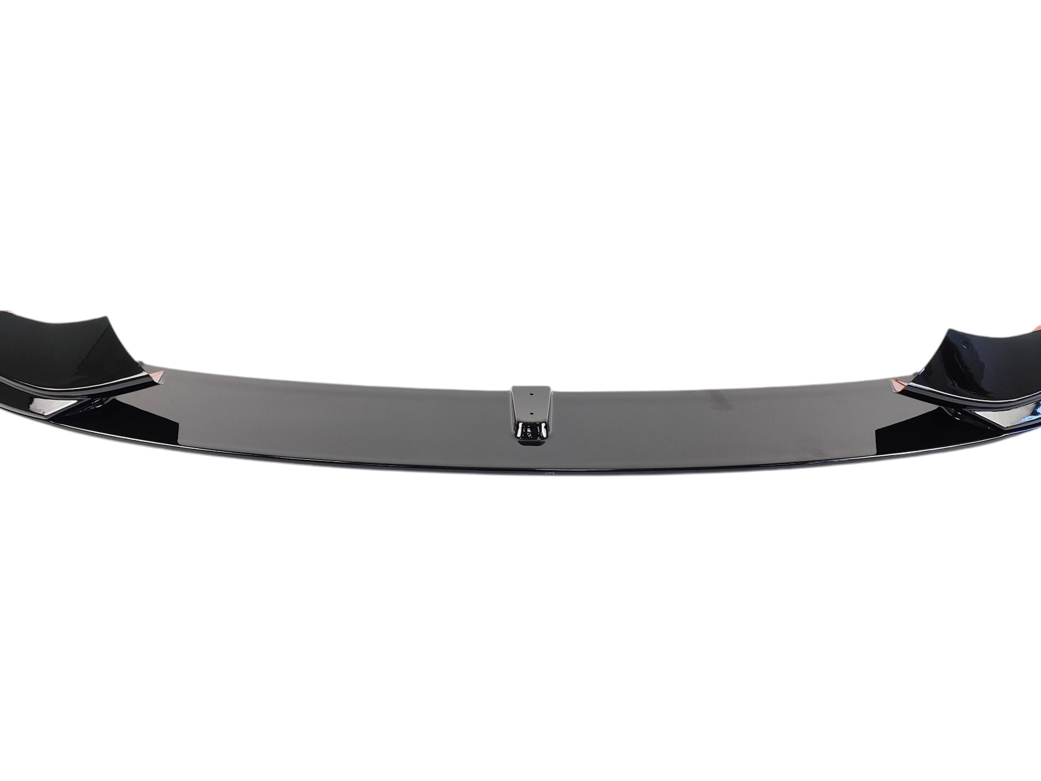 Губа (переднього бампера) Чорний глянець (M-Performance) V1 на BMW 4 Series F32 / F33 2013-2020 року 4