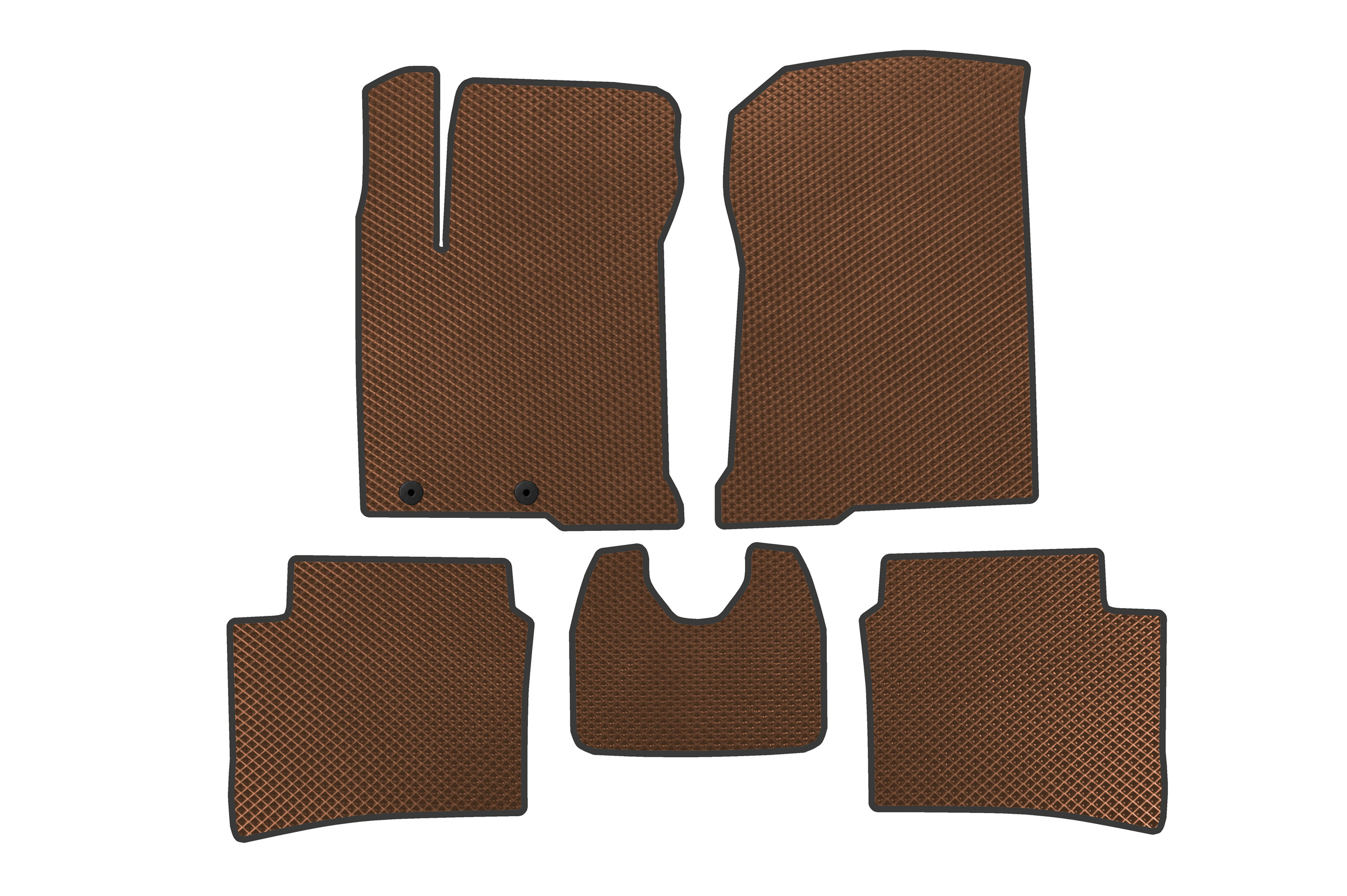 Гумові килимки Carsuit (Коричневий)