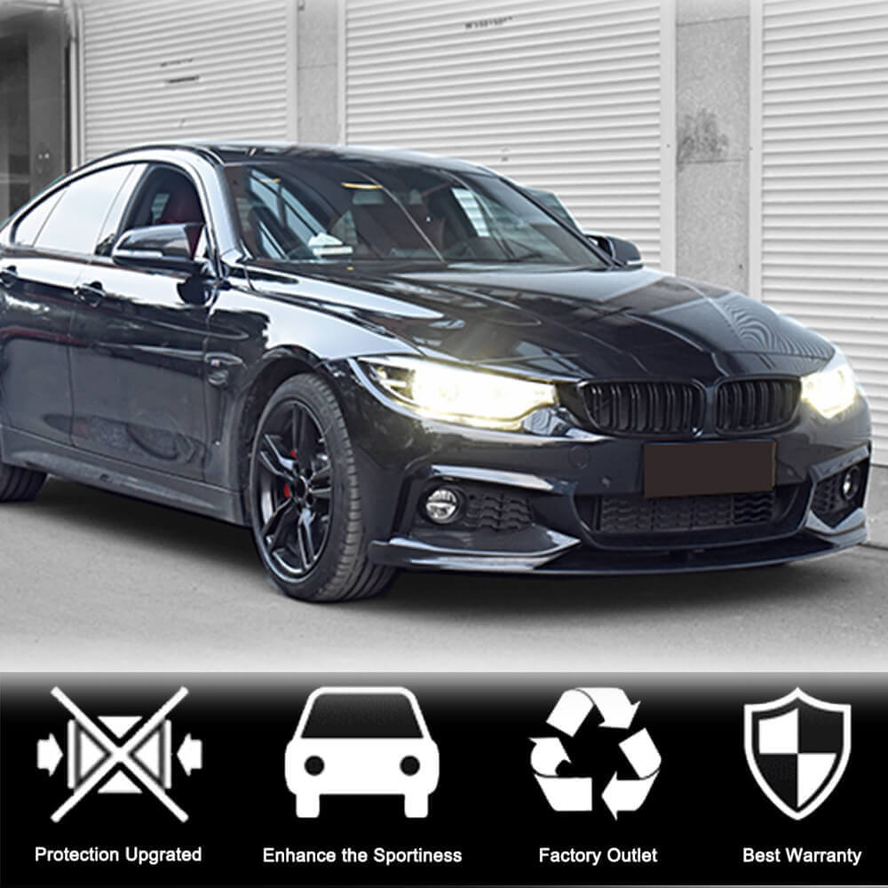 Накладка на передній бампер Lip V3 (для M-Sport, Карбон) 2
