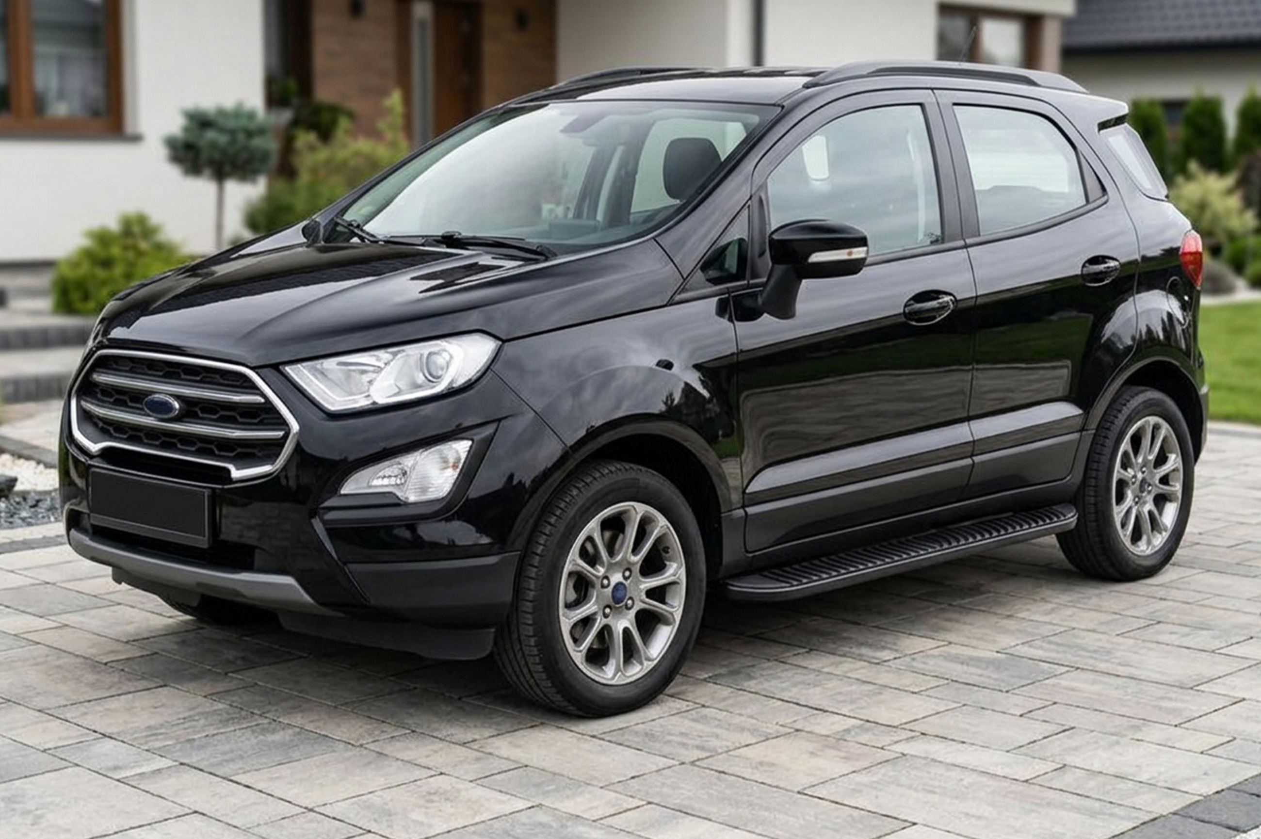 Бокові пороги Tayga Black (2 шт., алюміній)