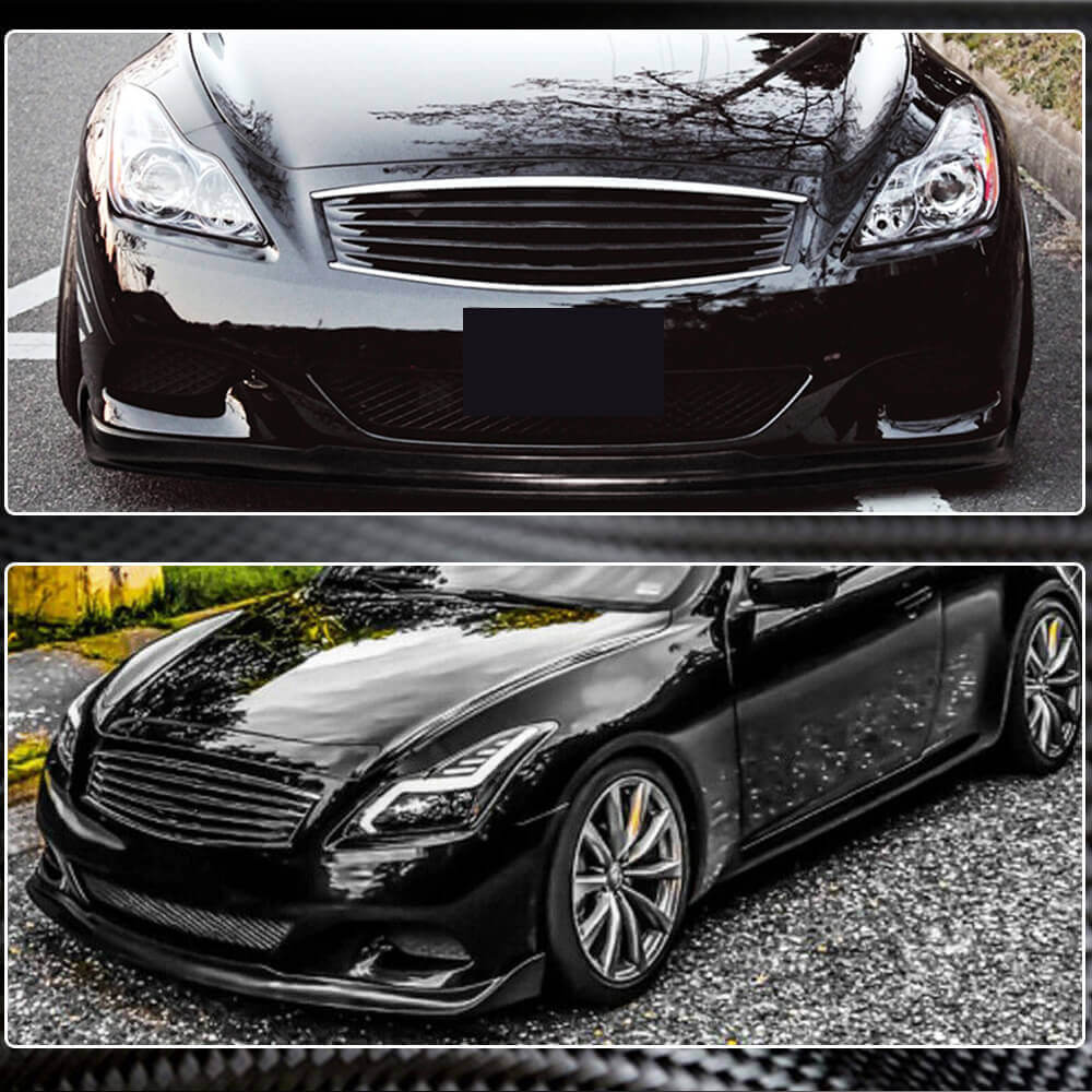Накладка на передній бампер Lip (для G37 Coupe 2009-2013, Карбон) 3