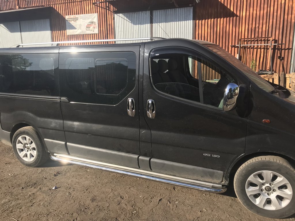 Бокові пороги Premium (2 шт., нерж.) 60 мм, коротка база 5