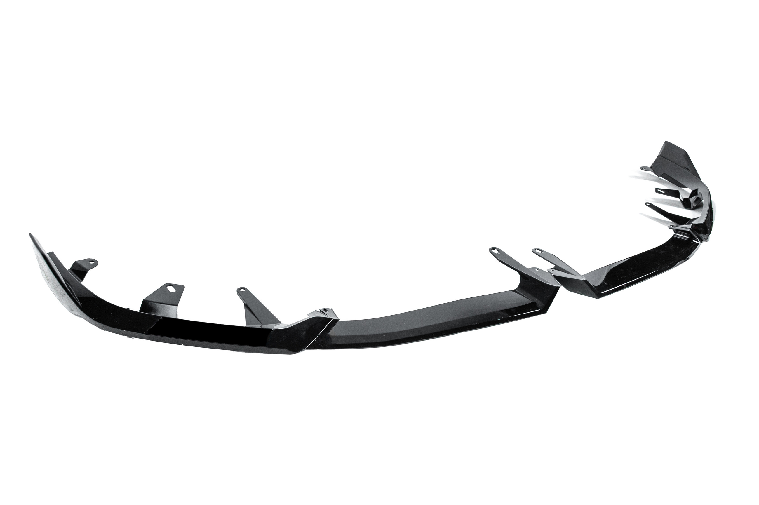 Накладка на передній бампер Lip Gloss black (для М-Sport) 6