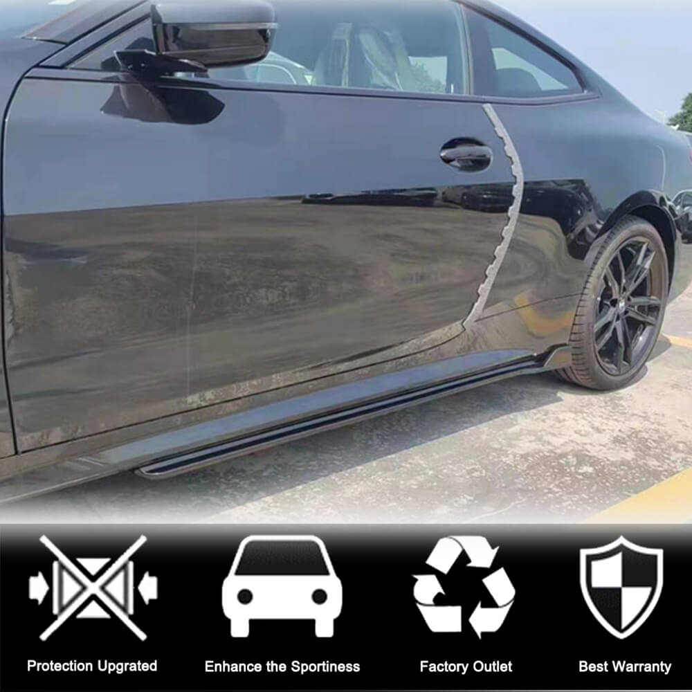Накладки на пороги V3 (для G22/G23 M-Sport, Карбон) 2