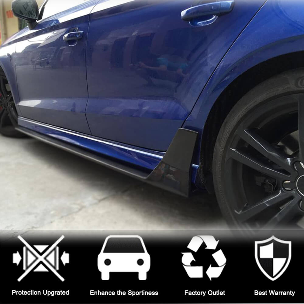 Бокові пороги V4 (для S-Line Sedan, Карбон) 2