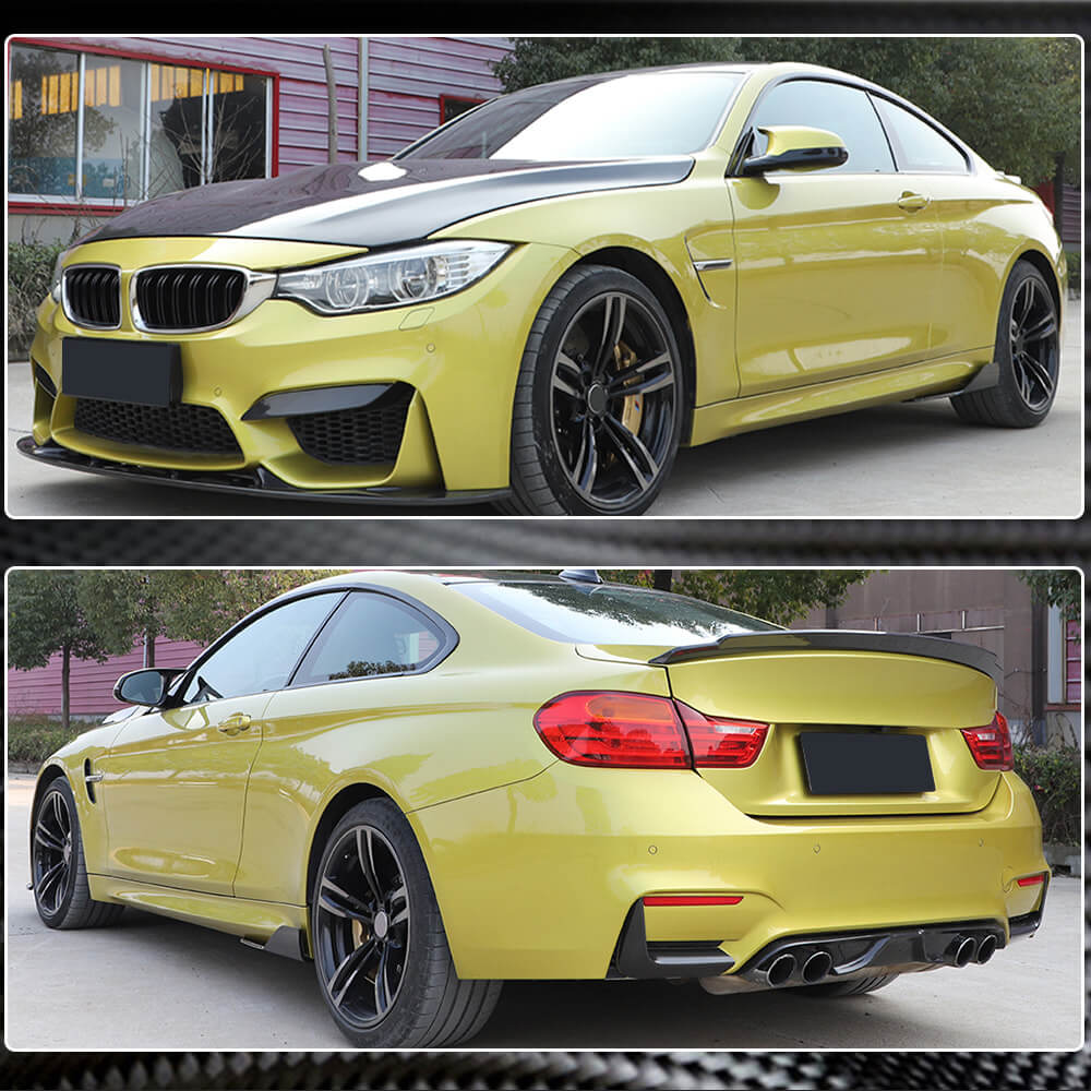Накладки на пороги V4 (для F82/F83, Карбон) 5