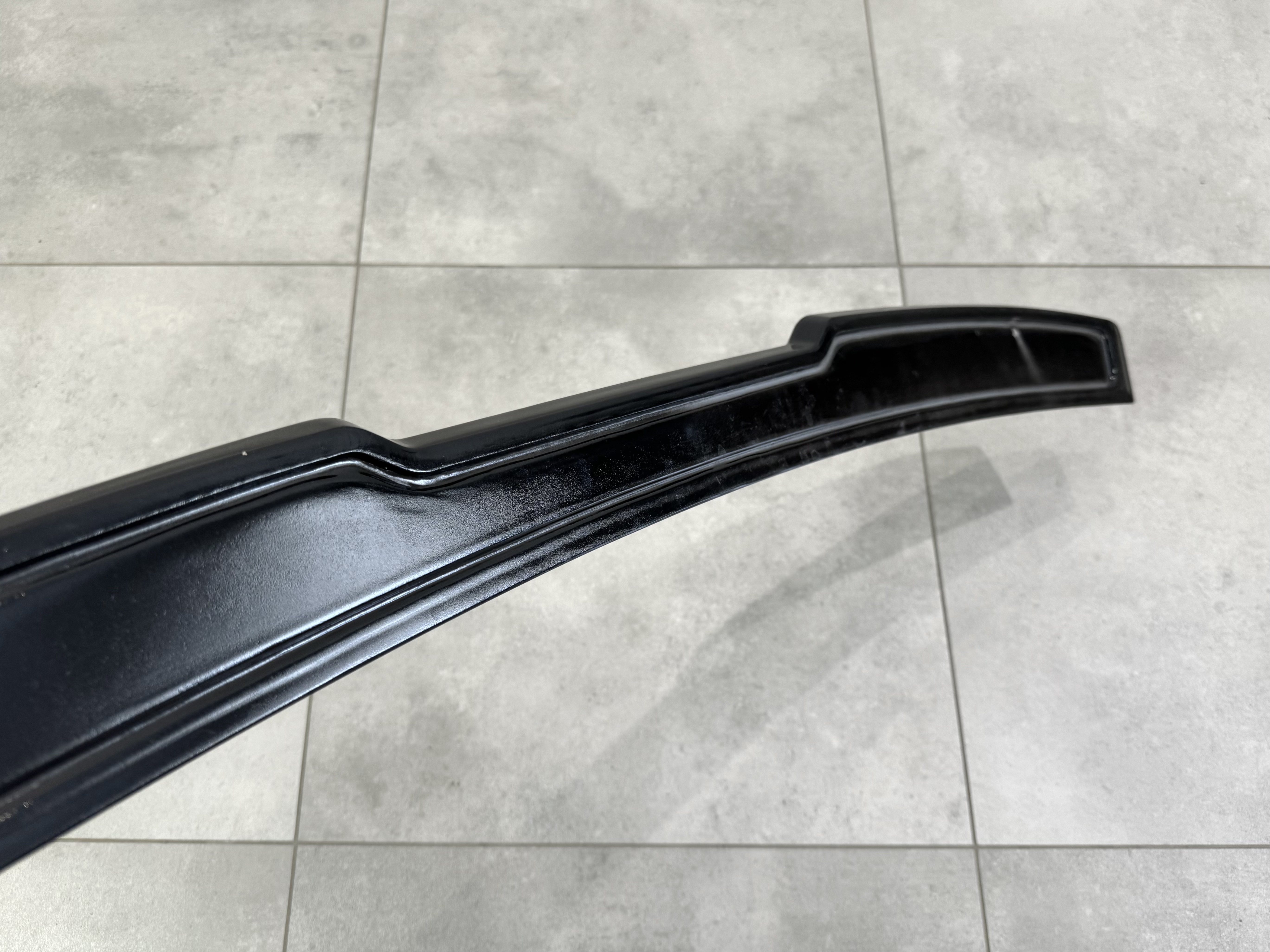 Козирок на скло BMW E60 2004-2009 ABS пластик, чорний глянець 2