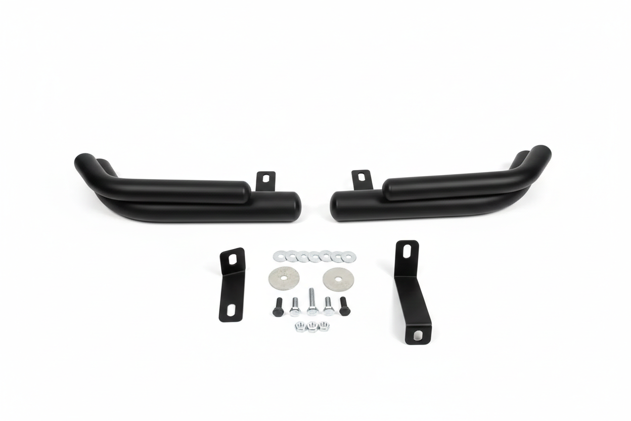 Задні подвійні куточки AK003-Подвійний Black (нерж.) 3