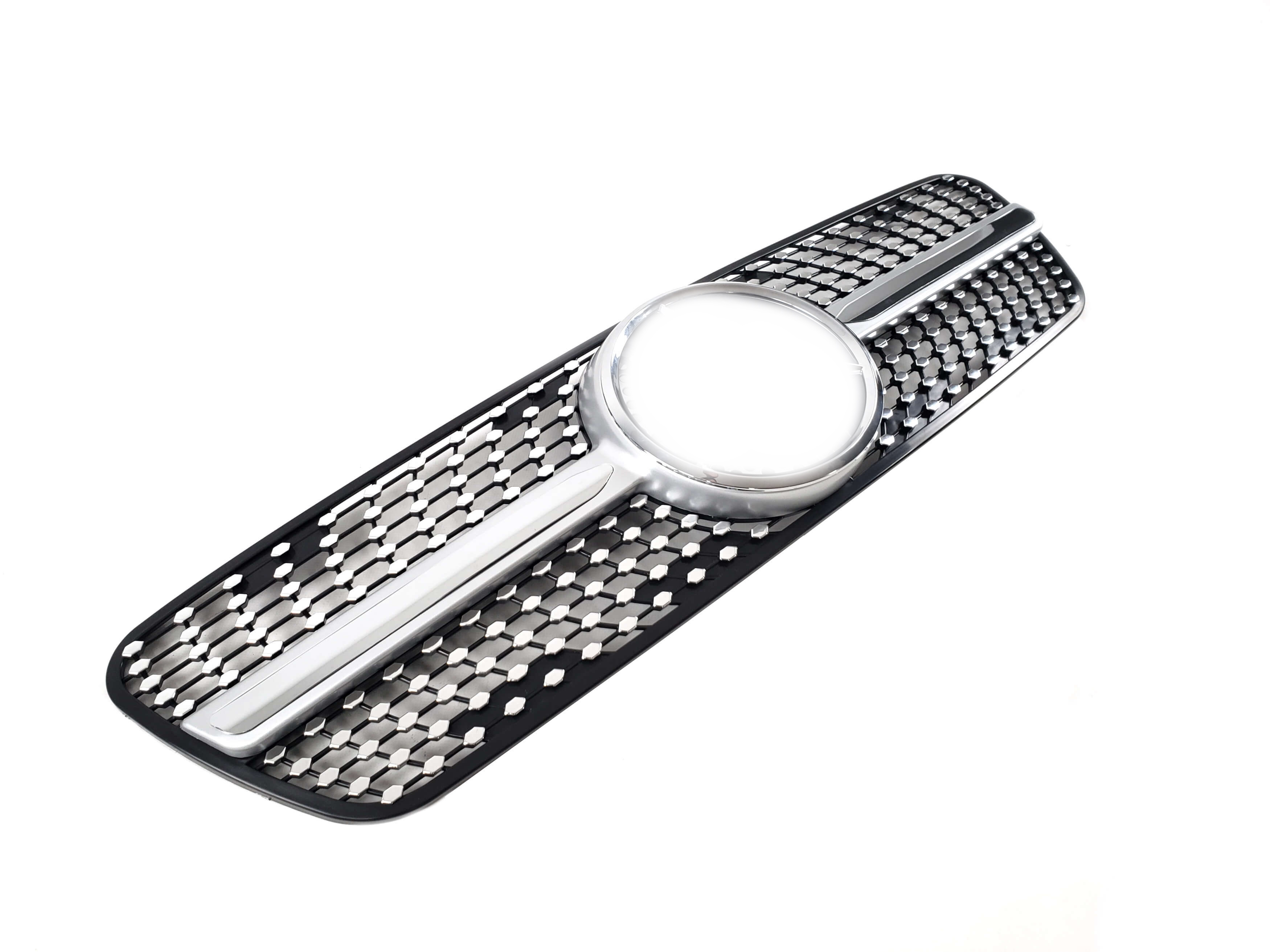 Решітка радіатора Silver Diamond на Mercedes-Benz ML-Class W163 1997-2005 року 2