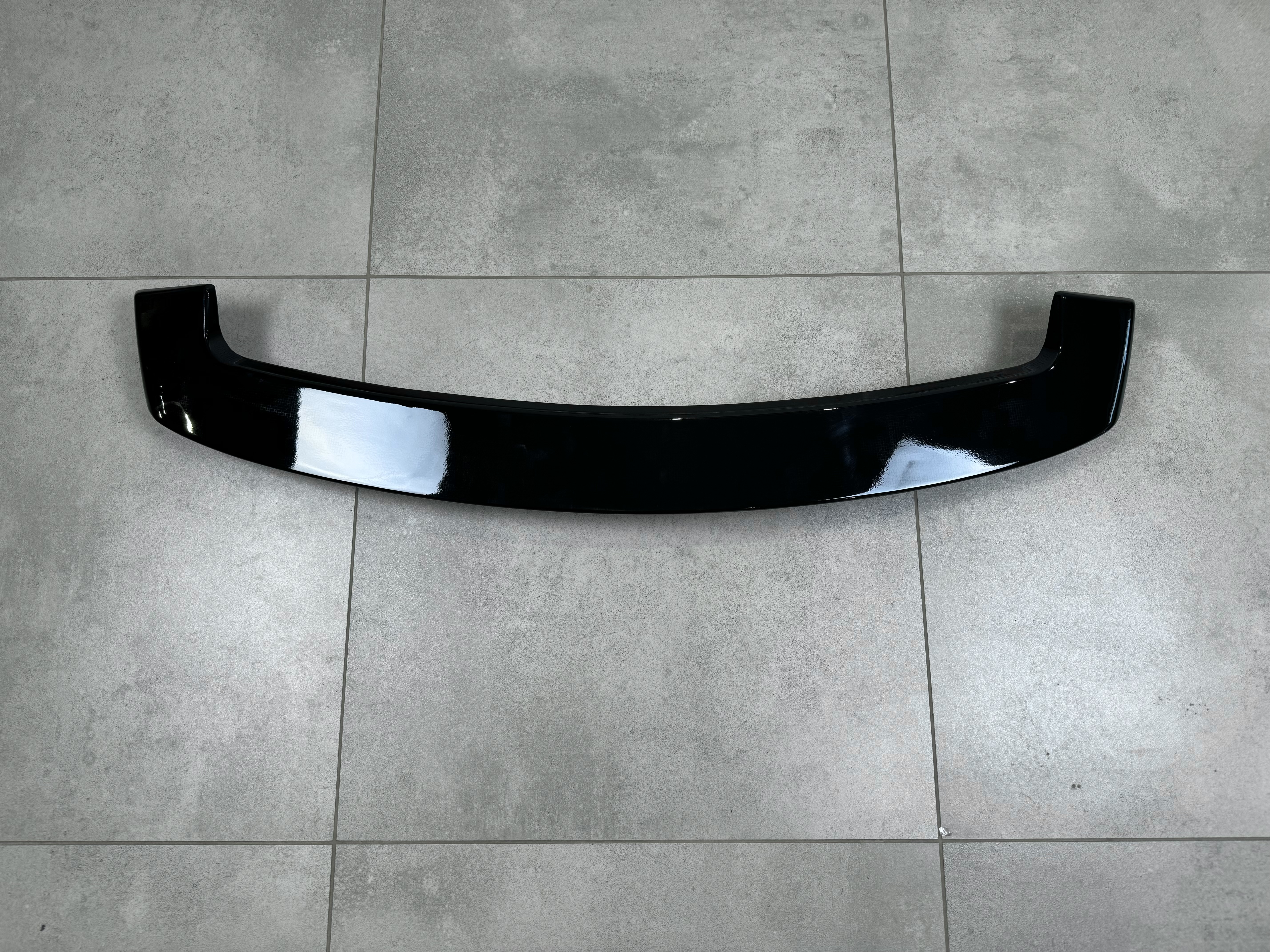 Спойлер козирок Mitsubishi Outlander 2012-2021 ABS пластик, колір чорний глянець 3