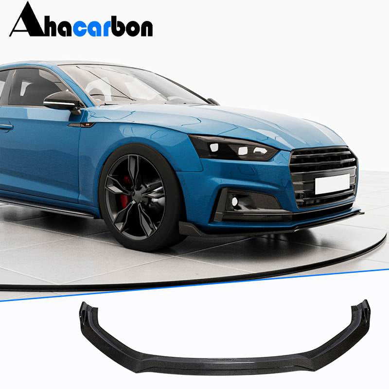 Накладка на передній бампер Lip V2 (для S-Line 2016-2020, Карбон)