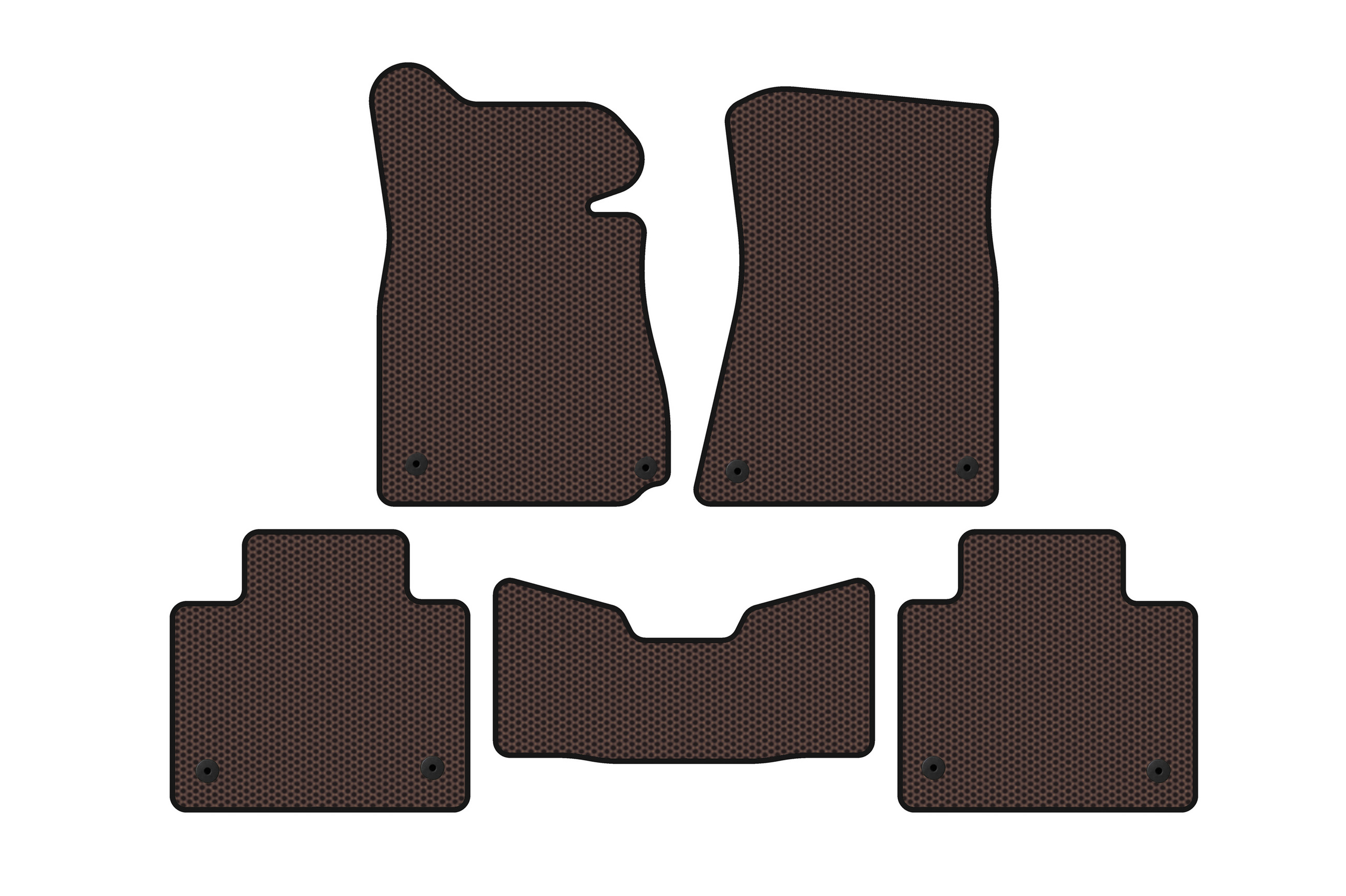 Гумові килимки Carsuit (2011-2015, SD, Не повний привод, коричневий)