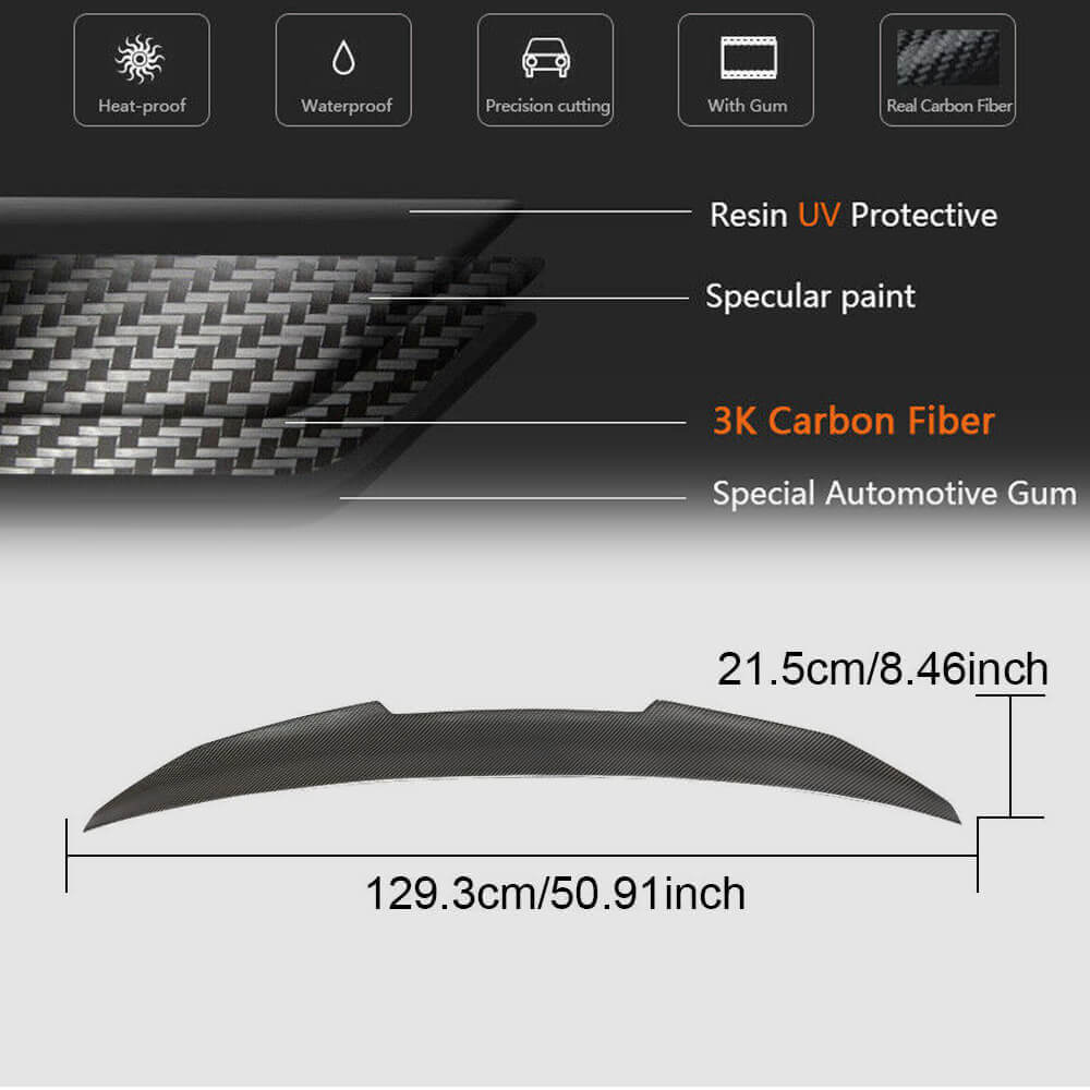 Спойлер PSM-Style V1 (для G30/F90, Карбон) 5