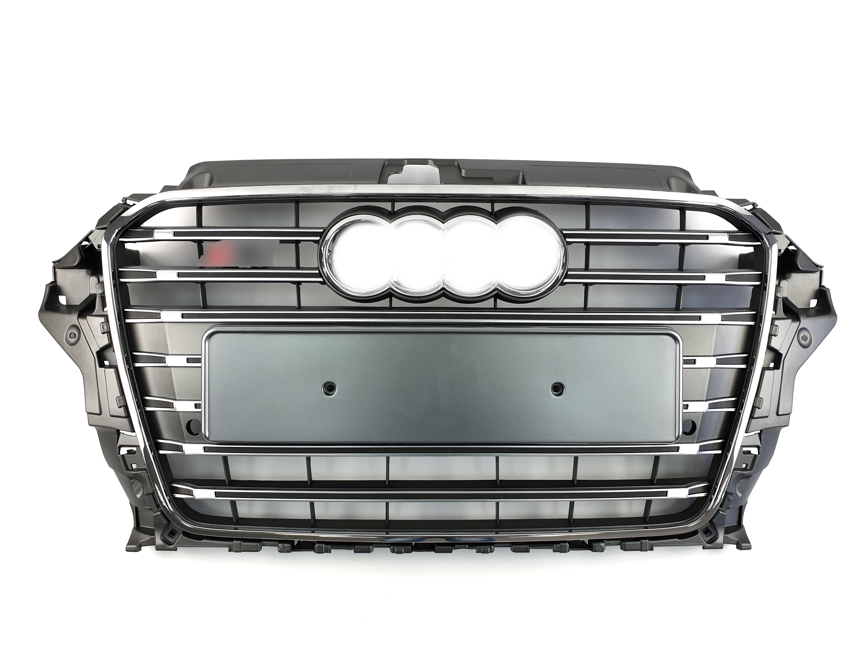 Решітка радіатора Silver Chrome (в стилі S3) на Audi A3 8V 2012-2016 року