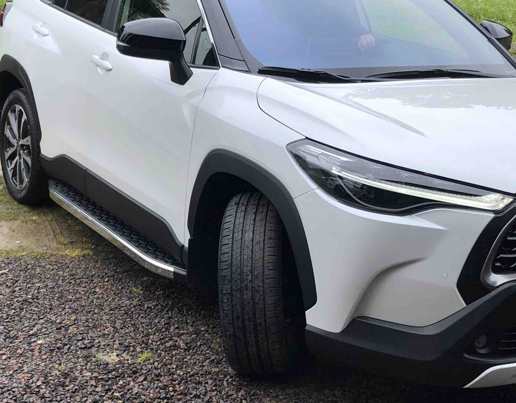 Бокові пороги BlackLine (2 шт., Алюміній)