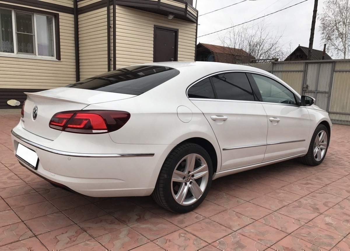 Спойлер лип на багажник Volkswagen Passat CC 08-11/CC 12-16 ABS пластик під фарбування 2