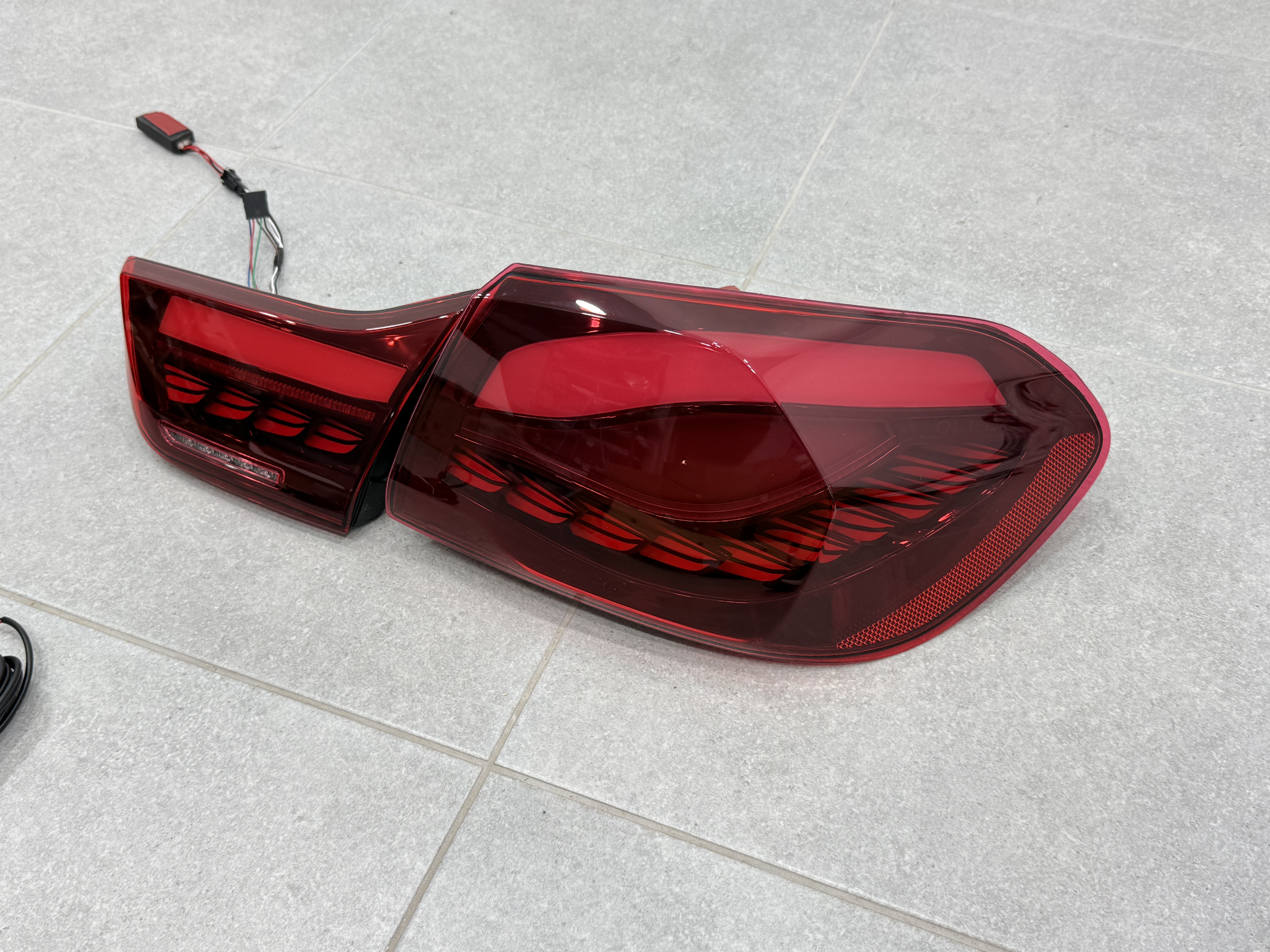 Задні LED ліхтарі стиль M4 для BMW 4 series F32 F33 F36 F82 F83 2013-2020 червоні, комплект 4шт. 4
