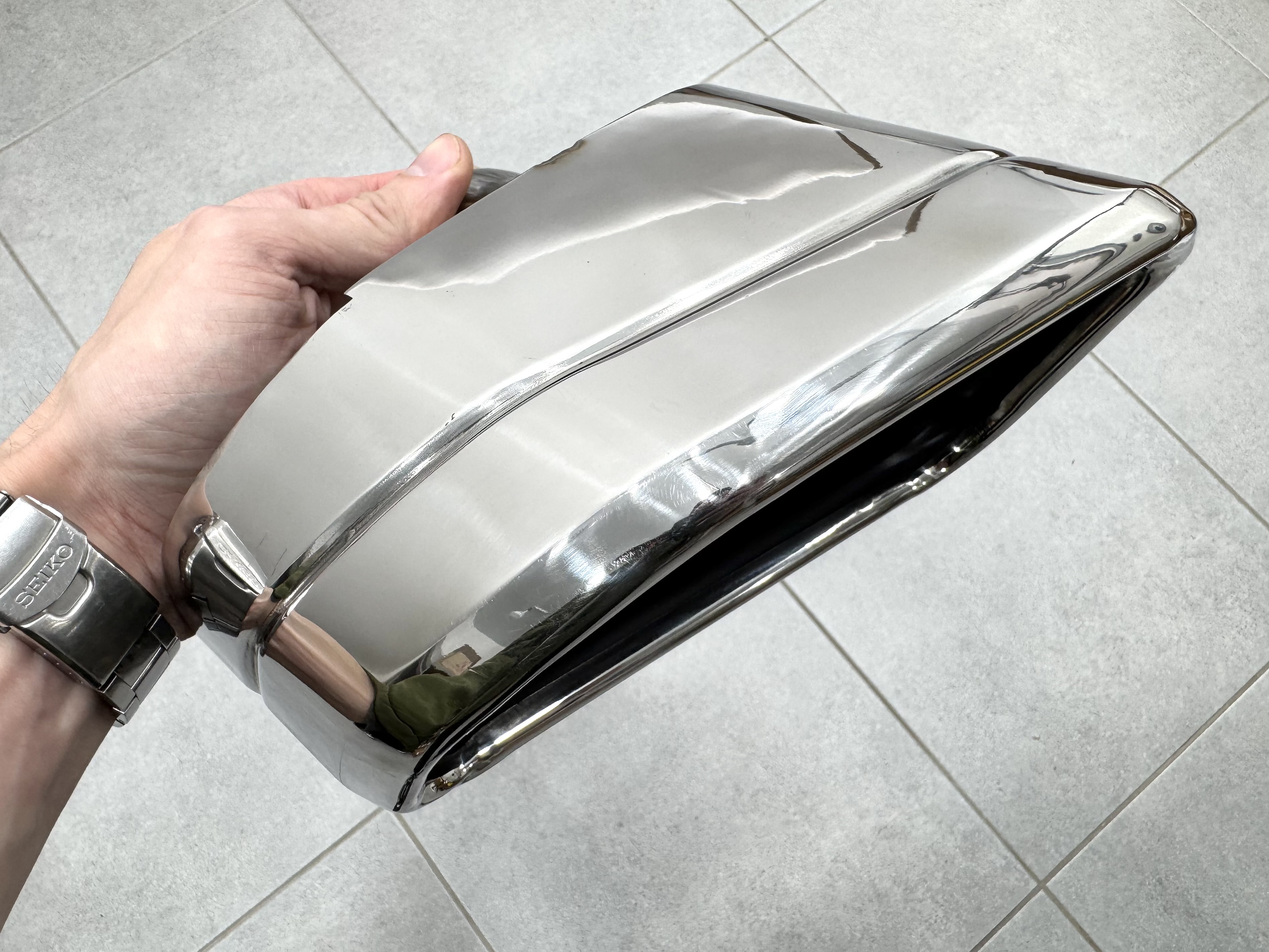 Насадки на вихлопні труби M Paket для BMW X3 G01 / X4 G02 2022-2024 хром 6