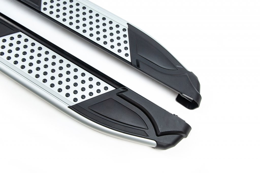 Бокові пороги Mevsim Grey (2 шт., Алюміній) 4