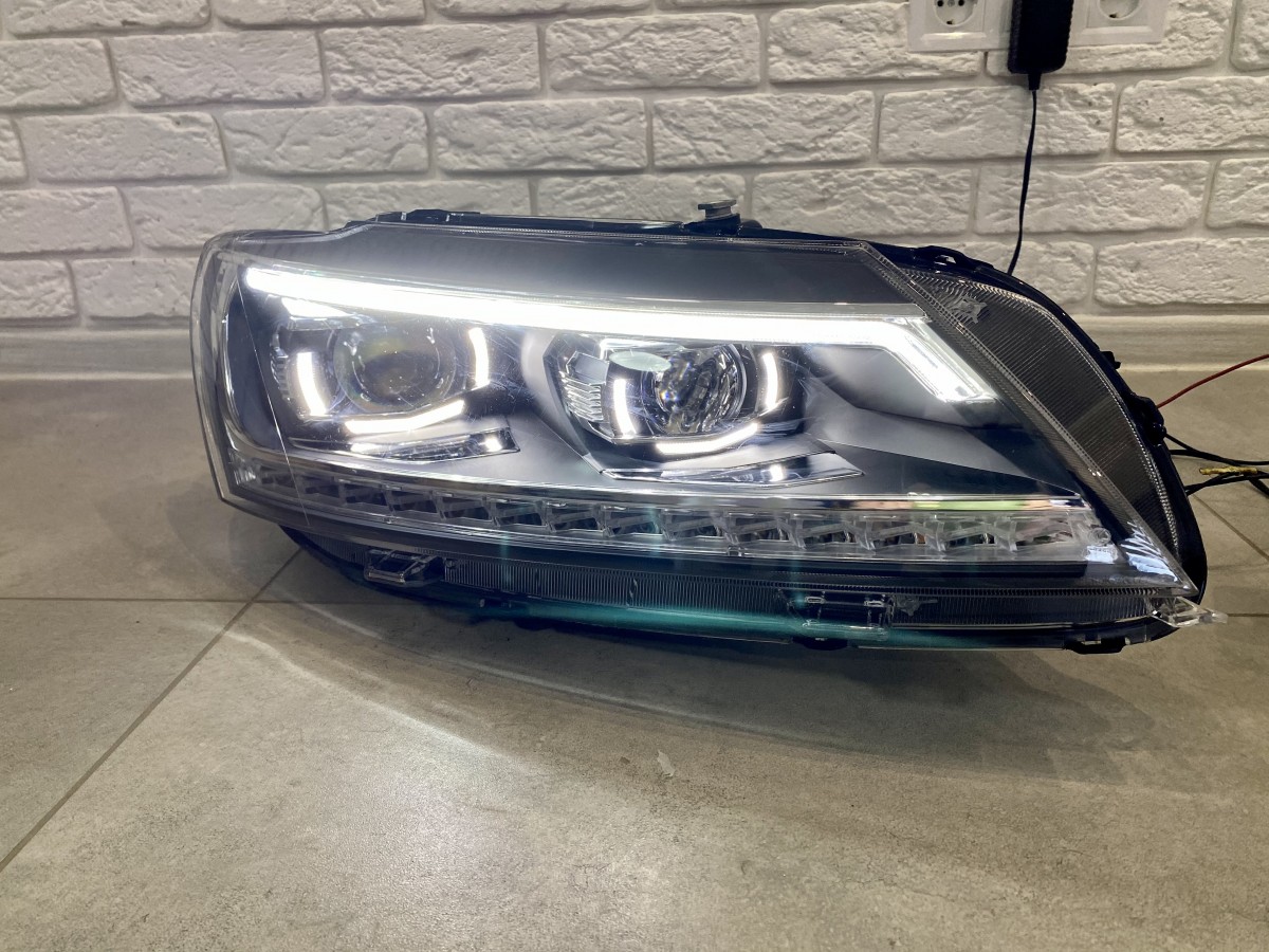 LED фари Volkswagen Passat B7 USA 2011-2015 у стилі B8 USA 6