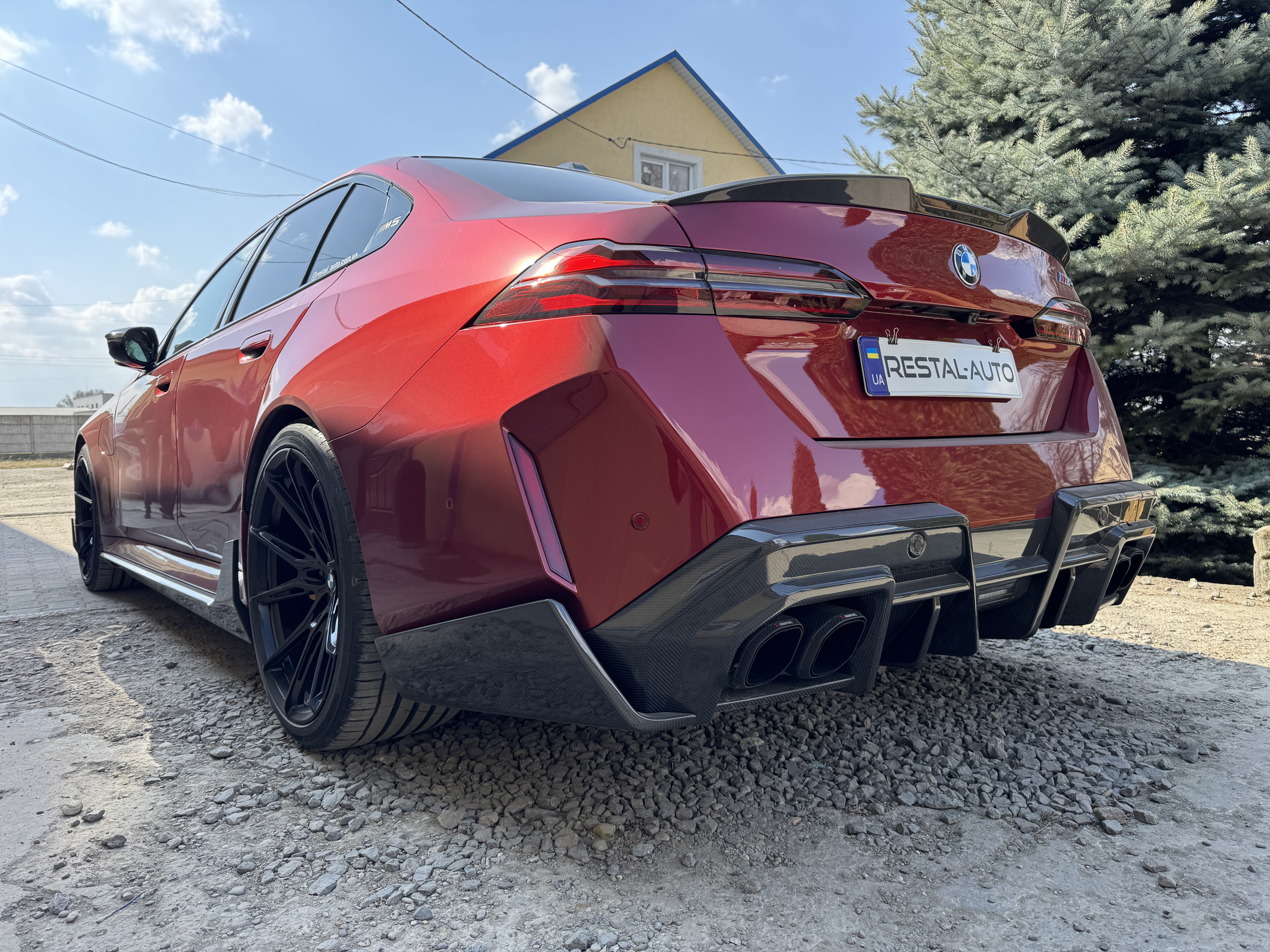 Спойлер (Карбон) V2 на BMW M5 G90 / G99 2024-2026 року 4