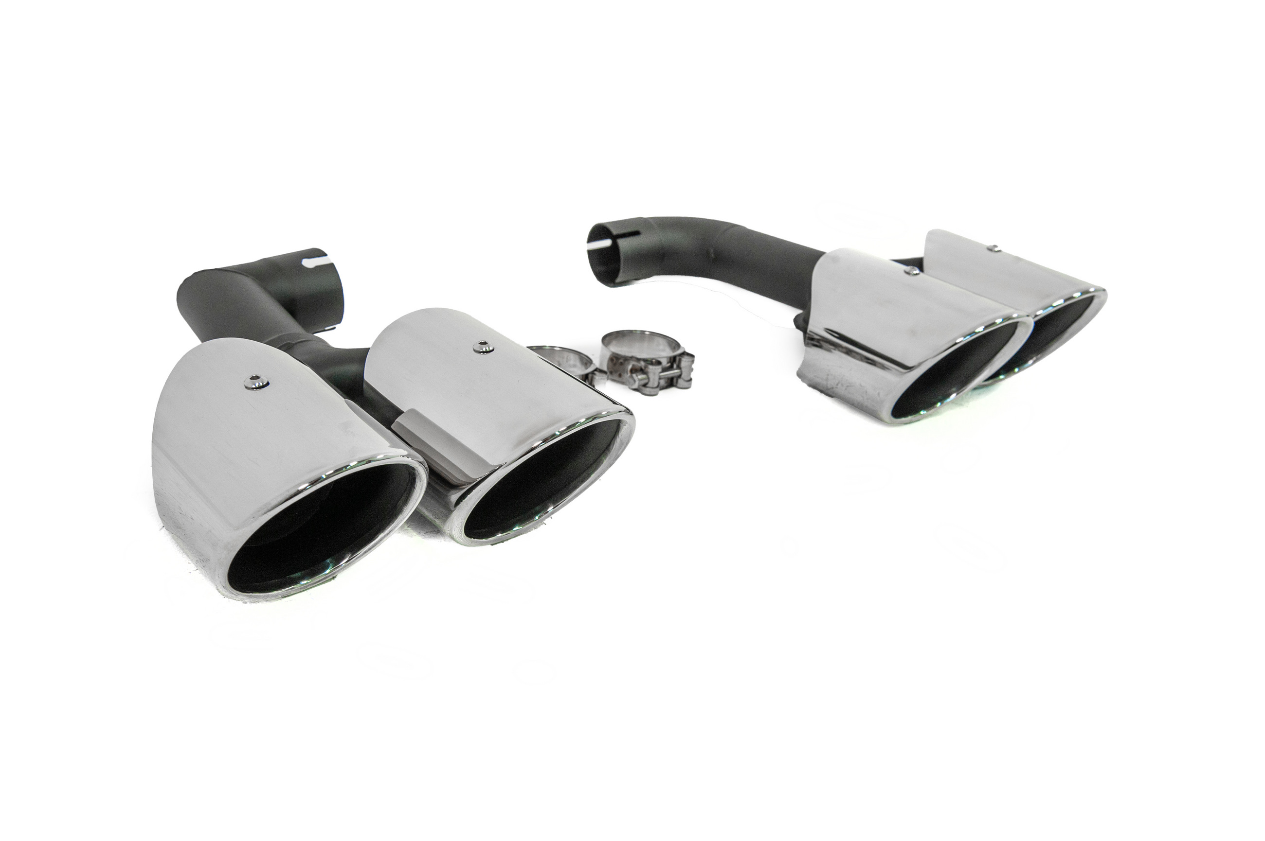 Насадки на глушники Silver в стилі X4M F98 (V2) 5