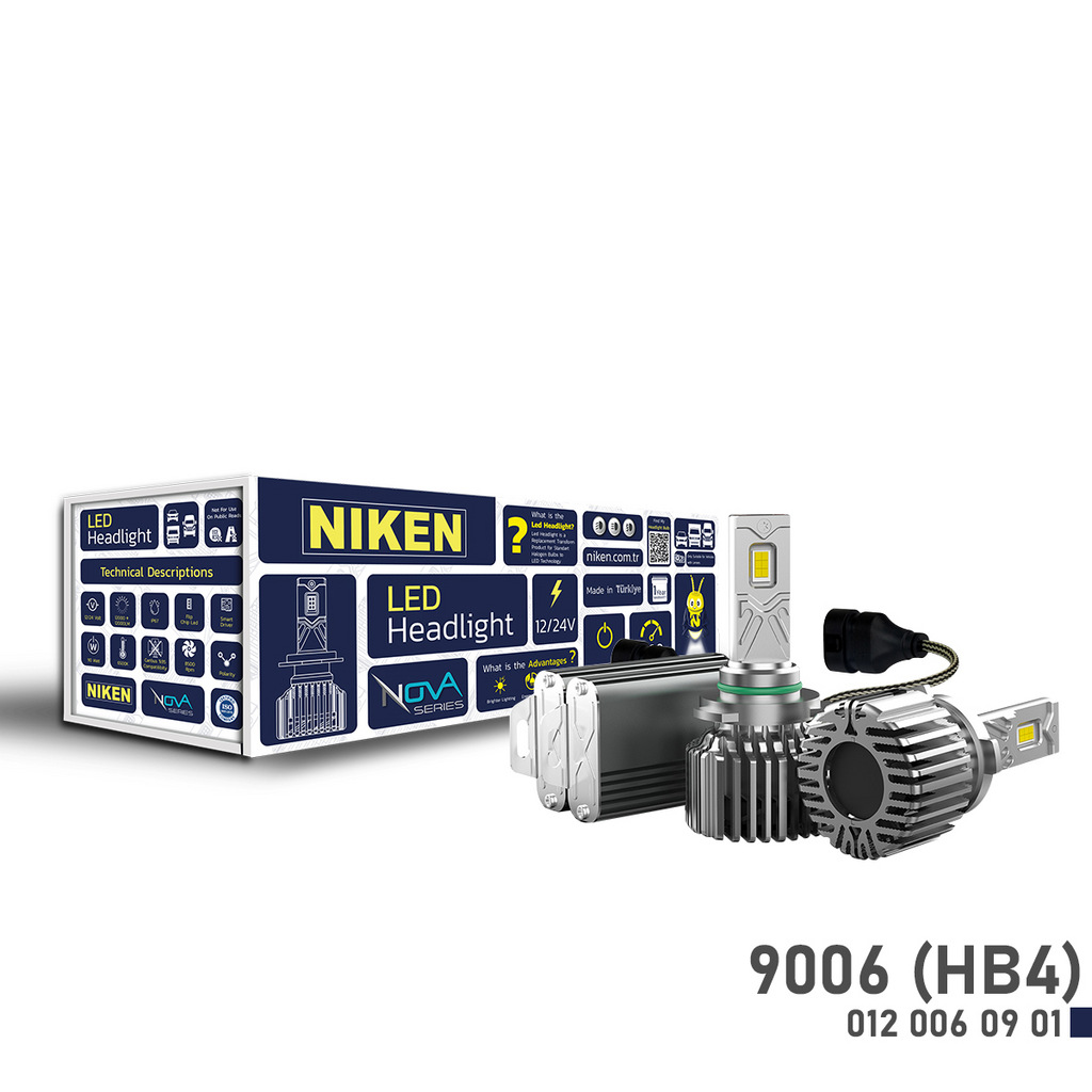 Комплект LED ламп HB4 9006 Niken Nova-series 6