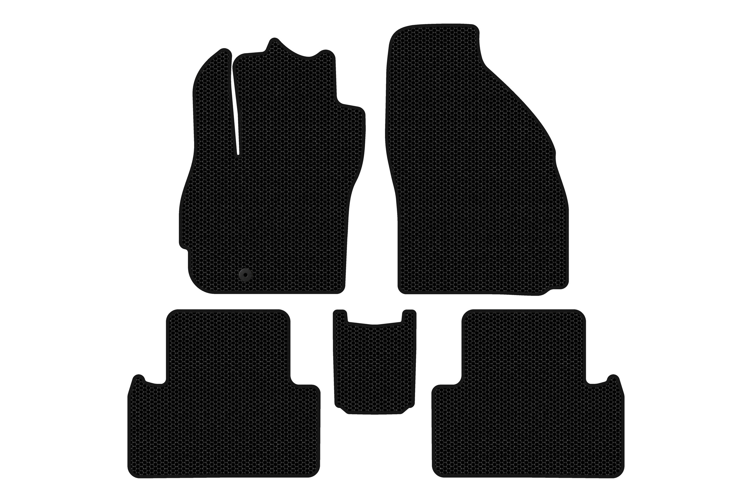 Гумові килимки Carsuit (2 ряди, 7-ми місний, чорні)