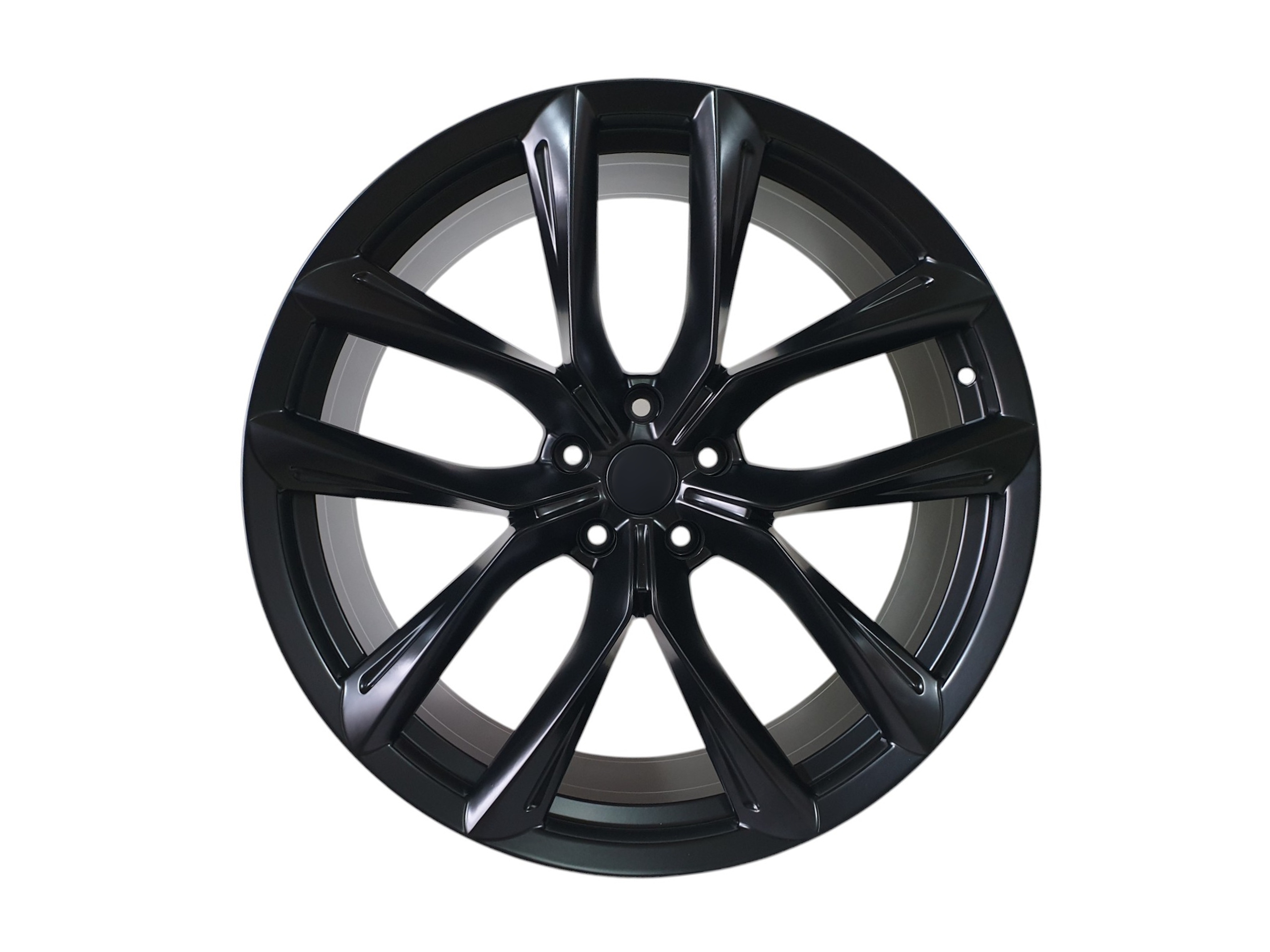 R22 Satin Black (різноширокі) Диски на Tesla Model S 2017-2022 року
