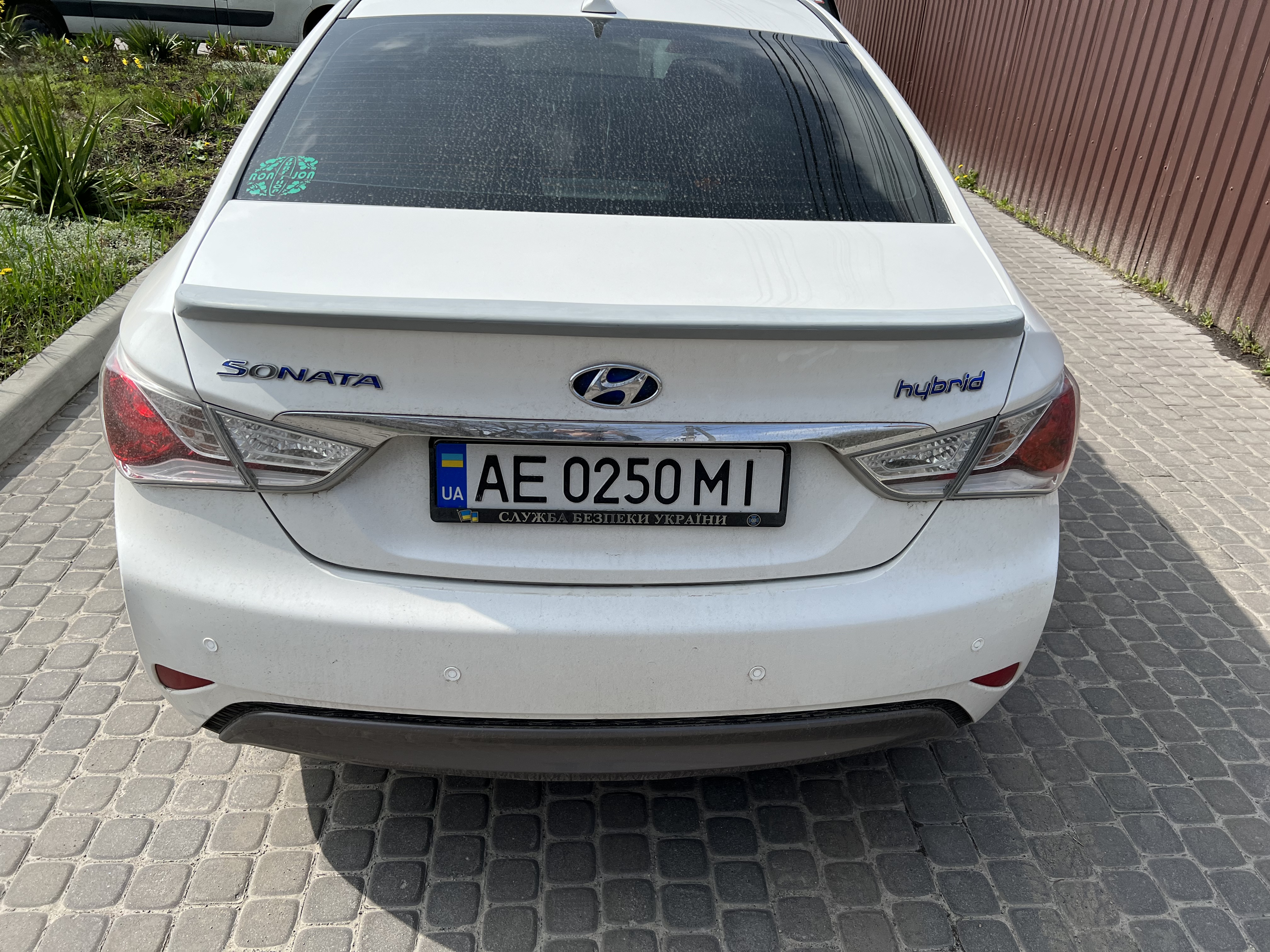 Спойлер ліп Hyundai Sonata YF 2010-2015 ABS пластик під фарбування 3