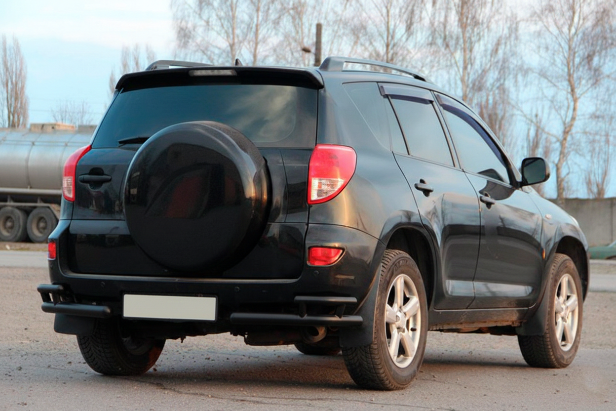 Задні куточки AK003-double Black (2 шт., нерж) 3