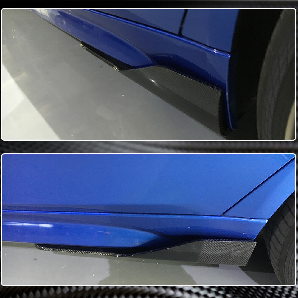Накладки на пороги V2 (під M-Sport пороги, Карбон) 4