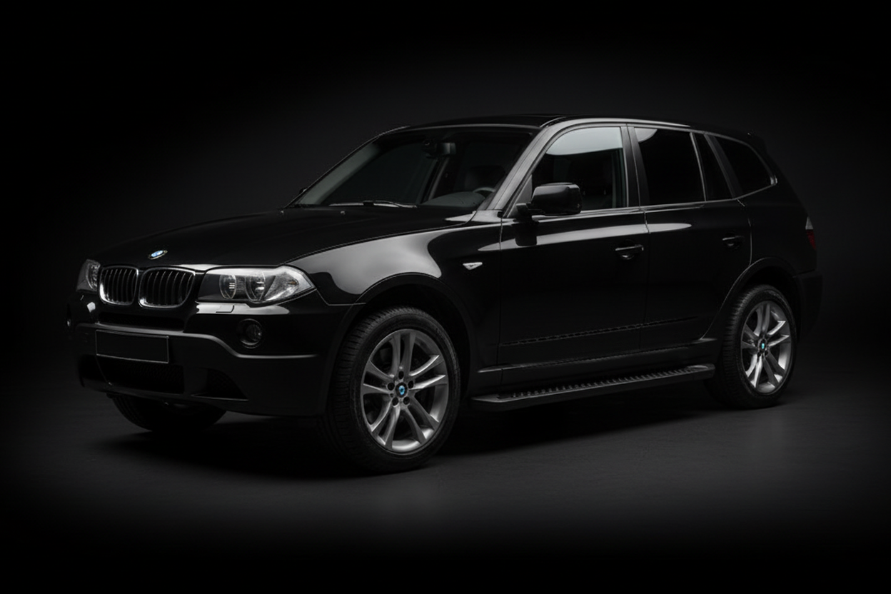 Бокові пороги Allmond Black (2 шт., Алюміній)