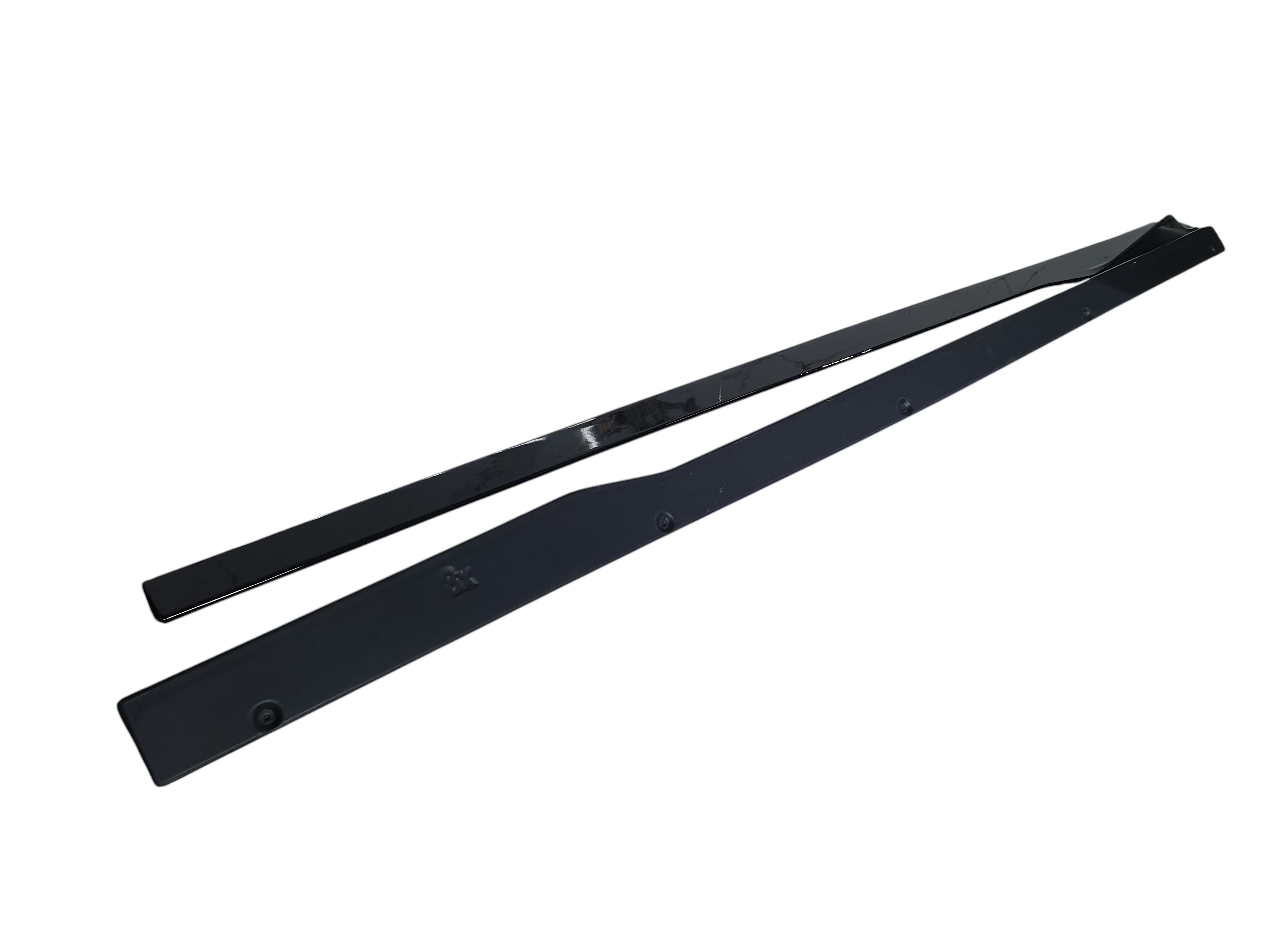 Леза на пороги Чорний глянець (AC Style) G16 на BMW 8 Series G14 / G15 / G16 2018-2023 року 3
