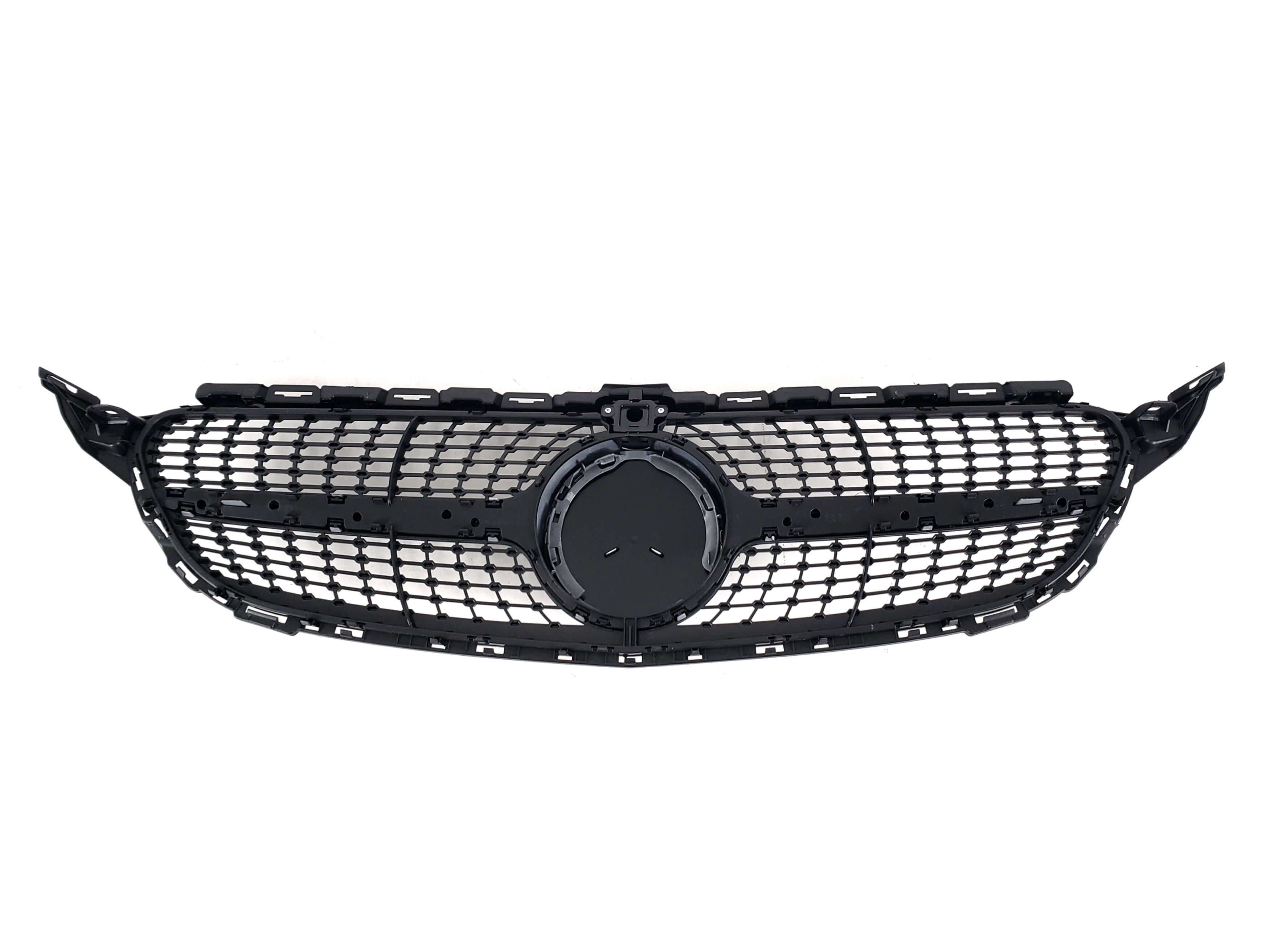 Решітка радіатора Black (з місцем під камеру) Diamond на Mercedes-Benz C-Class W205 2018-2021 року 3