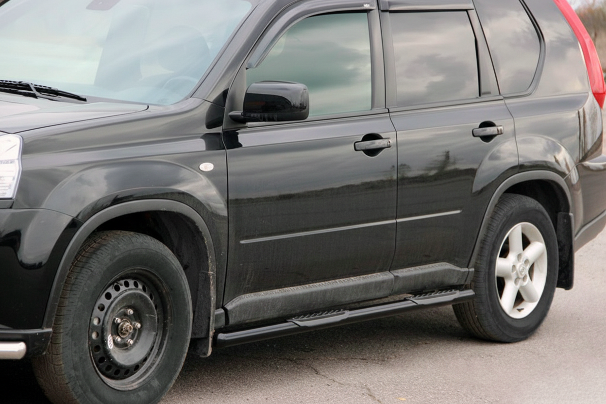 Бічні труби BB002 Black (2 шт., нерж) 4