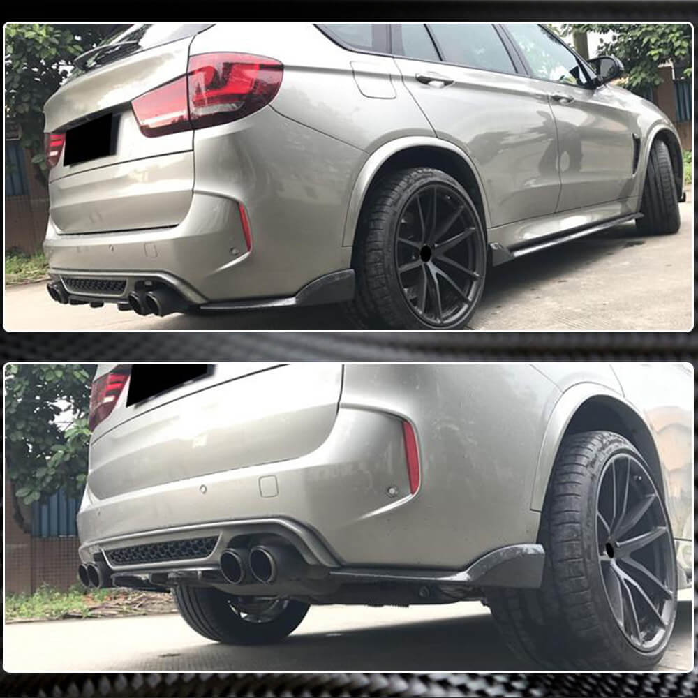 Дифузор заднього бампера V2 (для F86, Карбон) 4