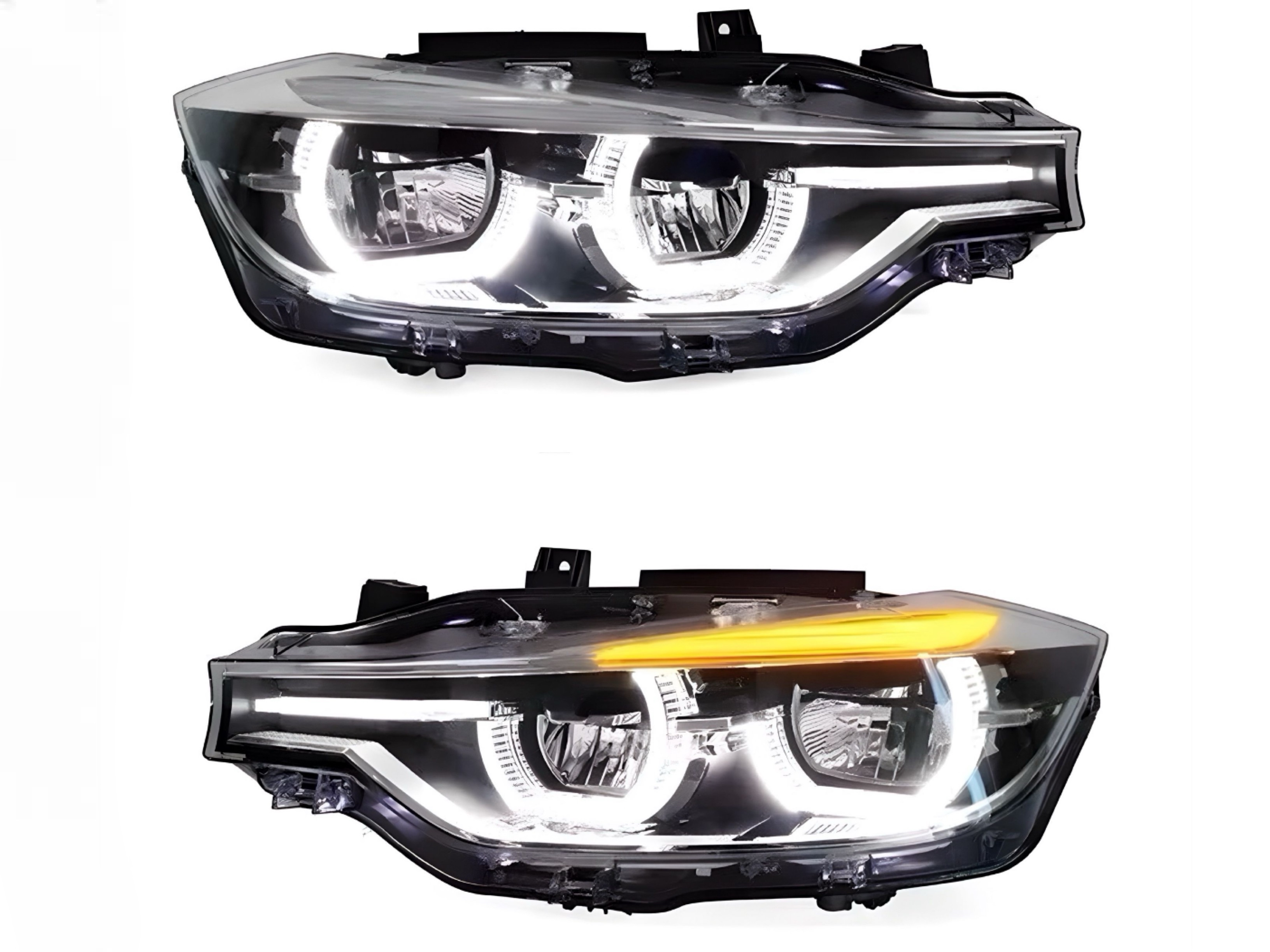 Фари FULL LED для BMW 3 series F30 F31 2012-2018 2шт, ГАЛОГЕН У ЛЕД 3