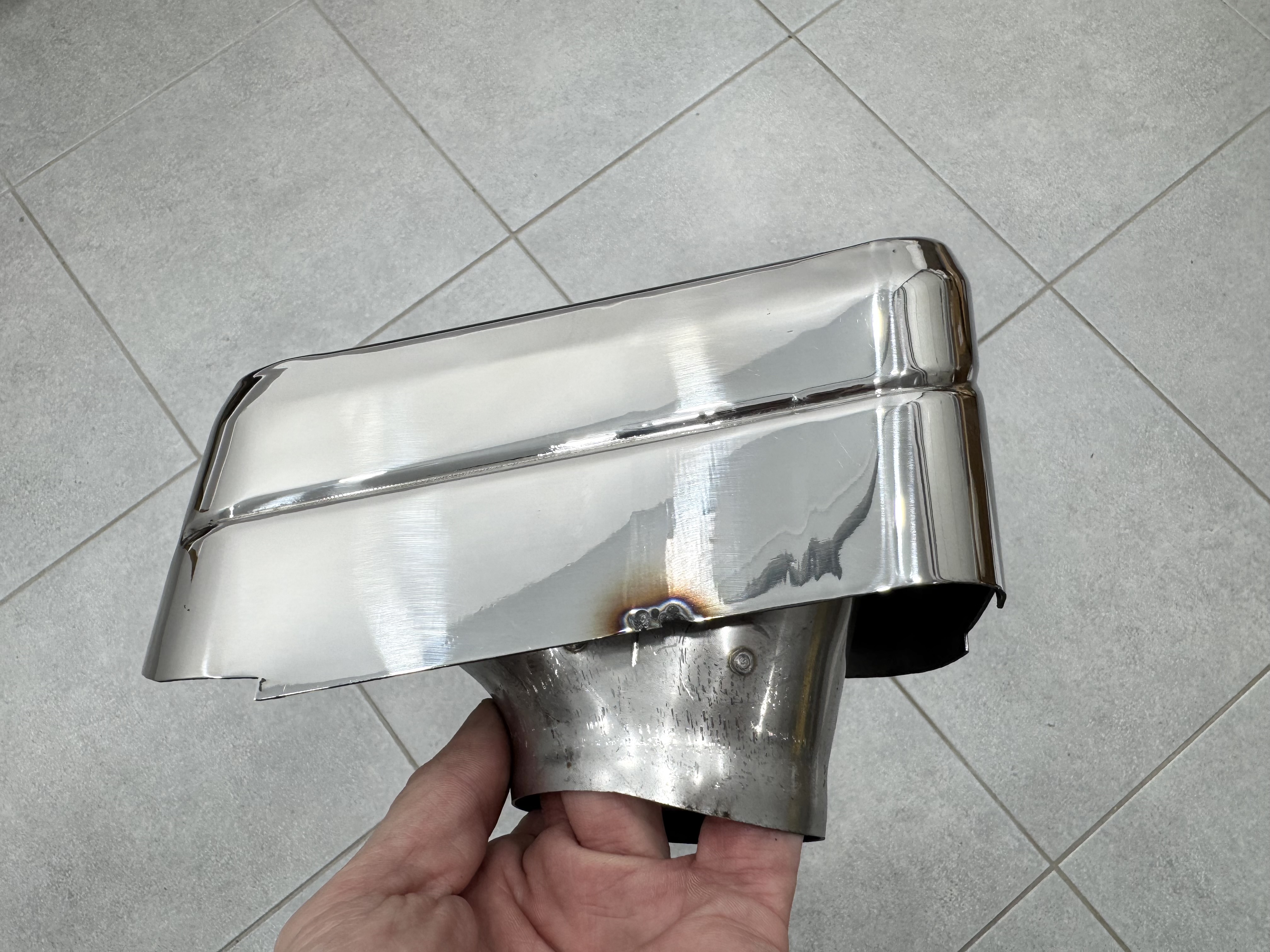 Насадки на вихлопні труби M Paket для BMW X3 G01 / X4 G02 2022-2024 хром 5