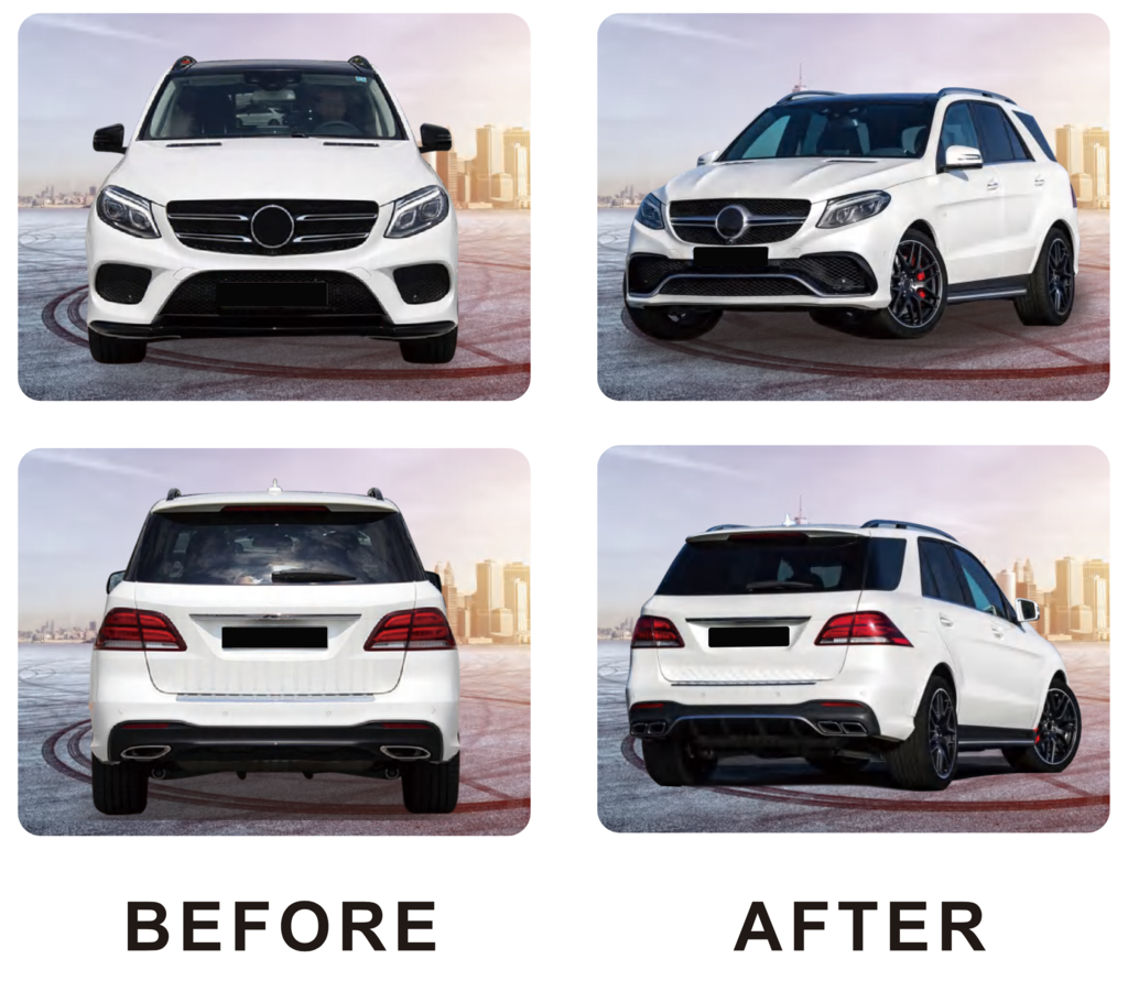 Комплект обвісів GLE63 AMG (з заднім дифузором) 2